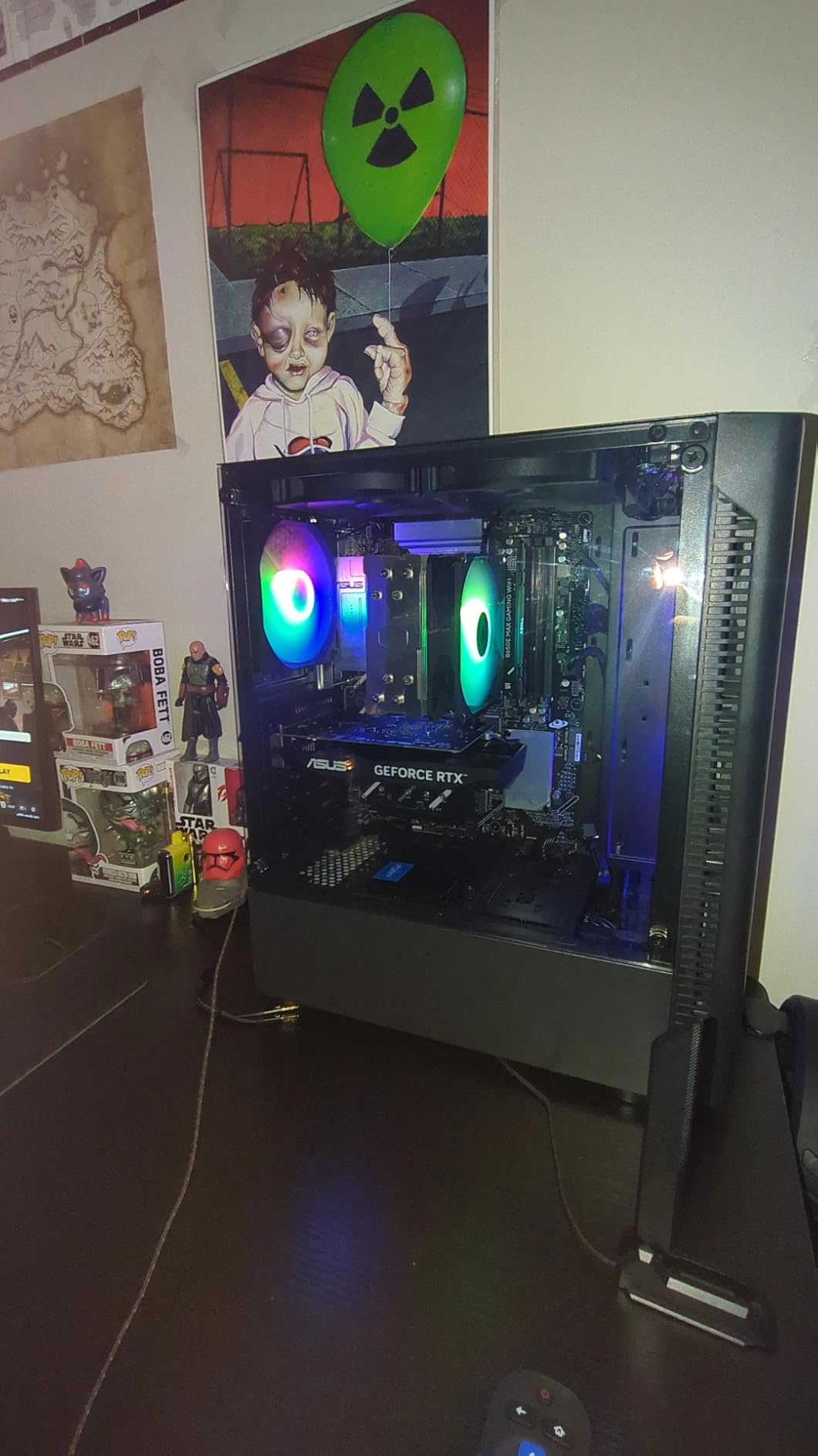 ASUS Dual NVIDIA GeForce RTX 3050 6GB OC Edition Gaming Graphics Card - PCIe 4.0, 6GB GDDR6 Memory, HDMI 2.1, DisplayPort 1.4a, 2-Slot Design, Axial-tech Fan Design, 0dB Technology, Steel Bracket - Customer Photo 2
