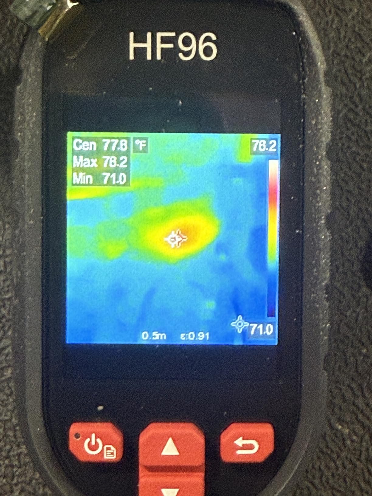 HF96 Thermal Camera, Super Resolution 240 x 240, Thermal Imaging Camera with Laser Pointer, Intelligent Scene Detection, 96 x 96 IR Resolution, 25 HZ Infrared Camera, -4°F~1022°F,11h Runtime Customer Review HF96 Thermal Camera, Super Resolution 240 x 240, Thermal Imaging Camera with Laser Pointer, Intelligent Scene Detection, 96 x 96 IR Resolution, 25 HZ Infrared Camera, -4°F~1022°F,11h Runtime - Customer Photo 2