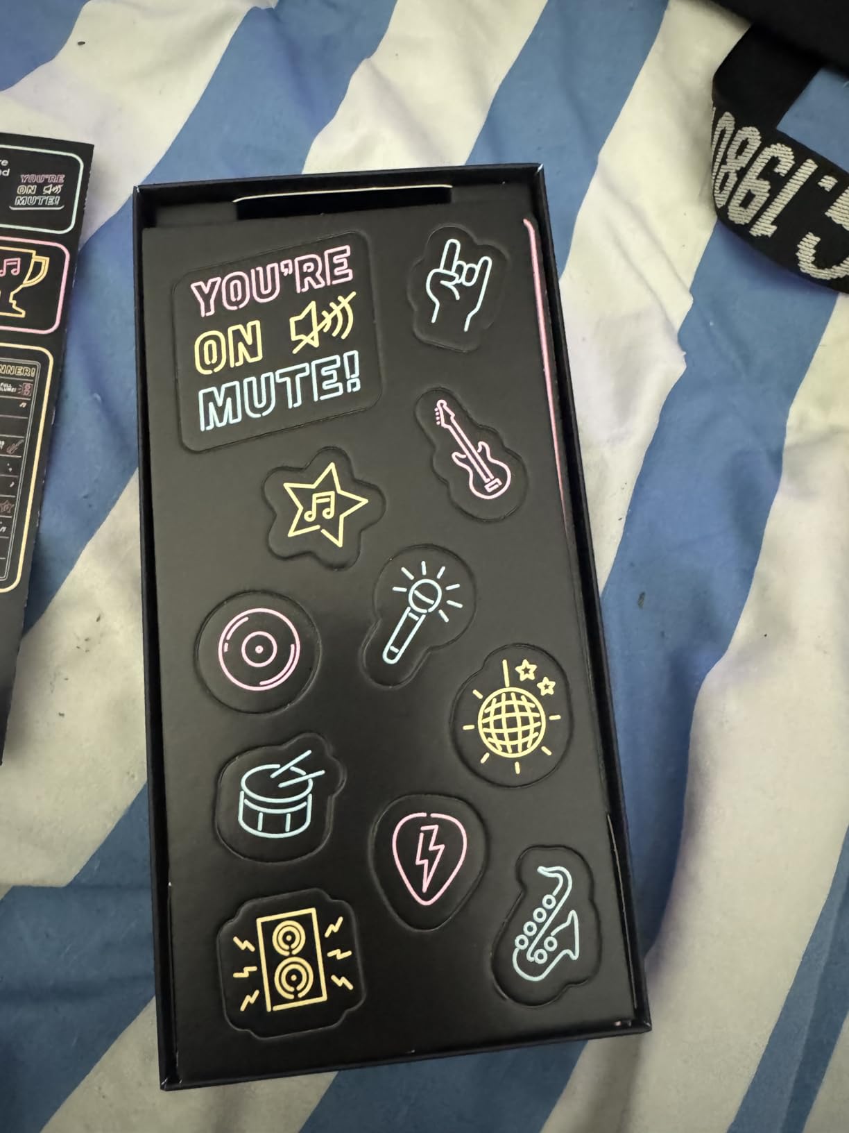 Lucky Egg Official Grab The Mic – Family Karaoke Board Game w/Foam Mic, 8+ Ages, 2-10 Players - Games for Bad Singers w/ 240 Lyrics (120 Cards) (First Edition) - Customer Photo 1