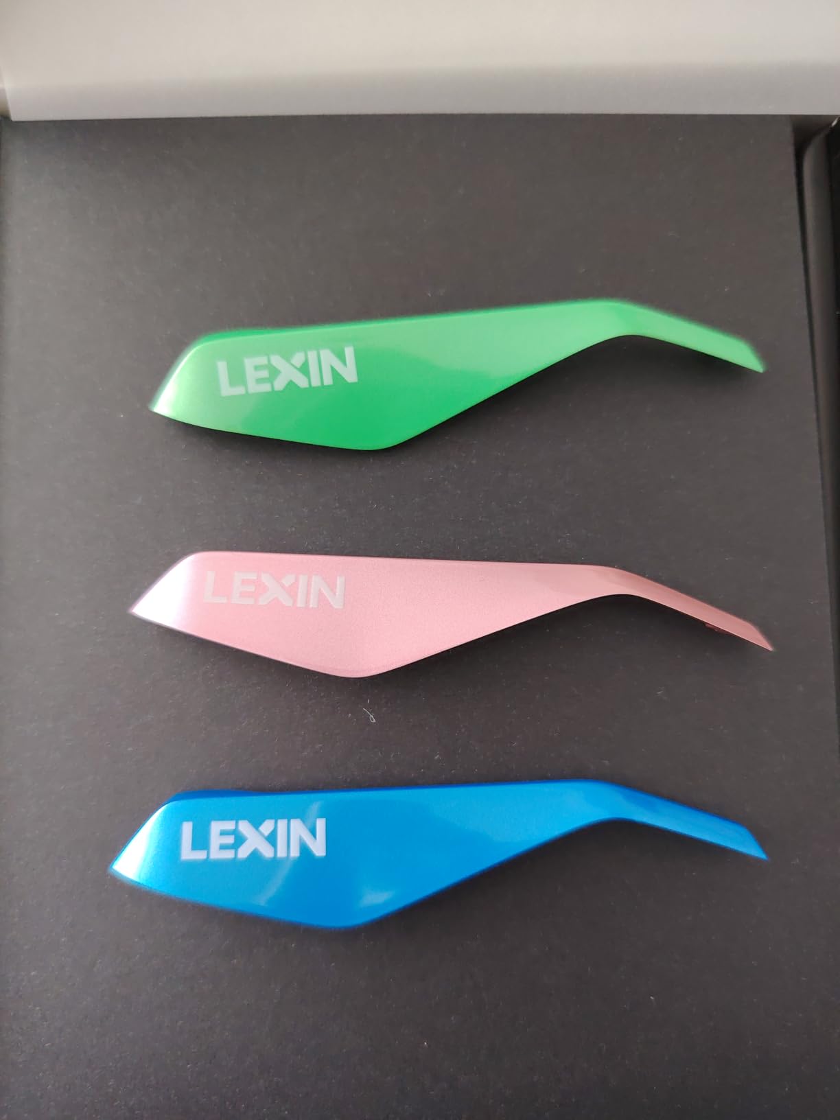 LEXIN G1 Motorcycle Bluetooth Headset, Helmet Speakers with 2 Type Mics, Hands-Free Call/Music/GPS, IP67 Waterproof Motorcycle Headphones with HD Stereo Loud Sound, 4 Color Faceplates, Single Use - Customer Photo 2