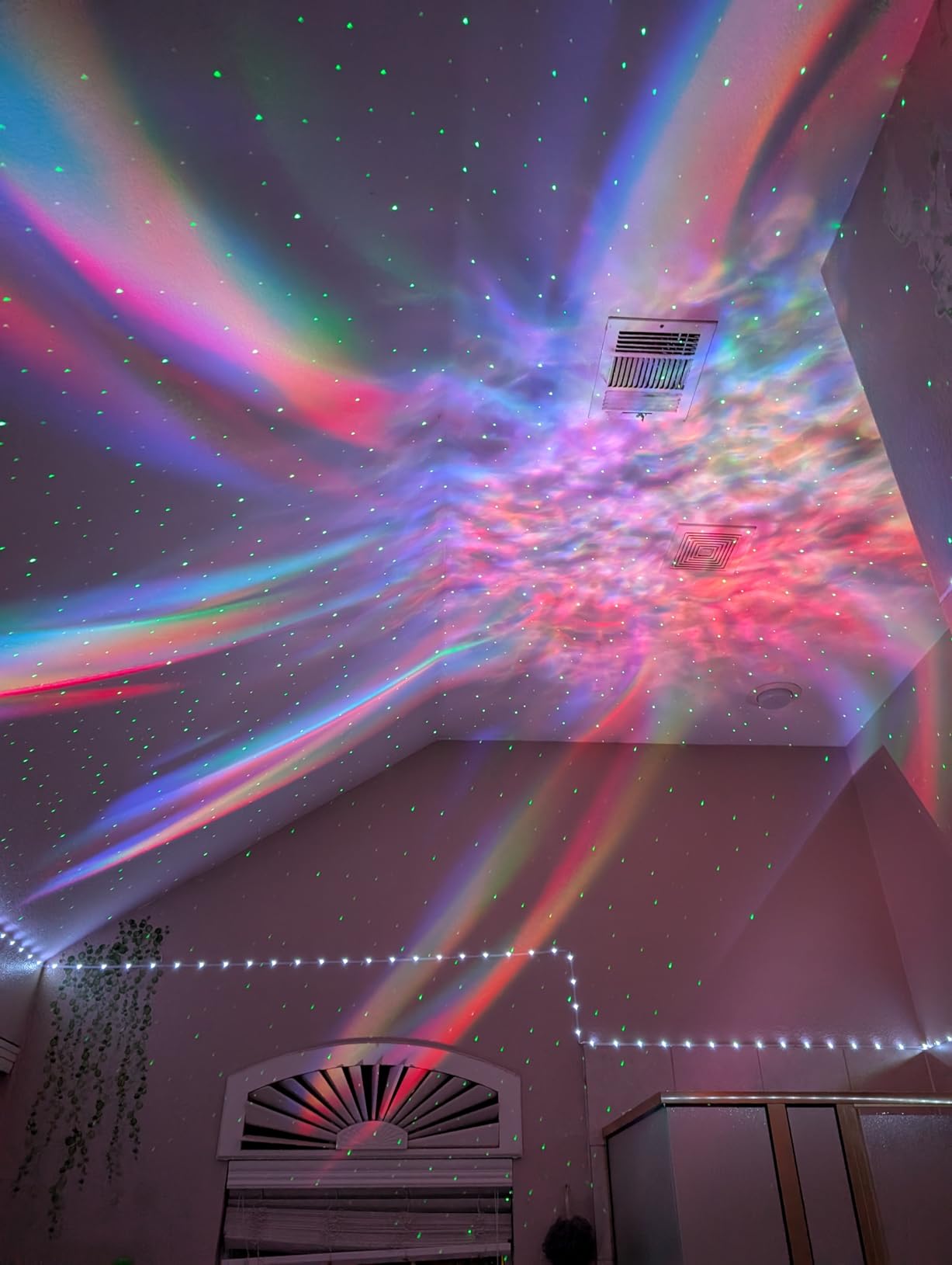 Rossetta Galaxy Projector, Star Projector for Bedroom with Bluetooth Speaker & White Noise, Remote, Timer, Night Light for Kids Room Decor, Party, Birthday & Christmas Gifts for Adults Teen Girls Boys Customer Review Rossetta Galaxy Projector, Star Projector for Bedroom with Bluetooth Speaker & White Noise, Remote, Timer, Night Light for Kids Room Decor, Party, Birthday & Christmas Gifts for Adults Teen Girls Boys - Customer Photo 1