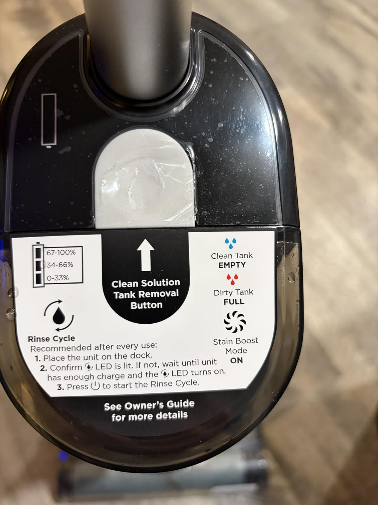 Shark HydroVac MessMaster Wet Dry Corded Vacuum Cleaner, 3-in-1 Multi-Surface Vacuum Mop & Self-Cleaning System, Lightweight, Powerful Suction, for Hard Floors & Area Rugs, Navy, WD161 Customer Review Shark HydroVac MessMaster Wet Dry Corded Vacuum Cleaner, 3-in-1 Multi-Surface Vacuum Mop & Self-Cleaning System, Lightweight, Powerful Suction, for Hard Floors & Area Rugs, Navy, WD161 - Customer Photo 1