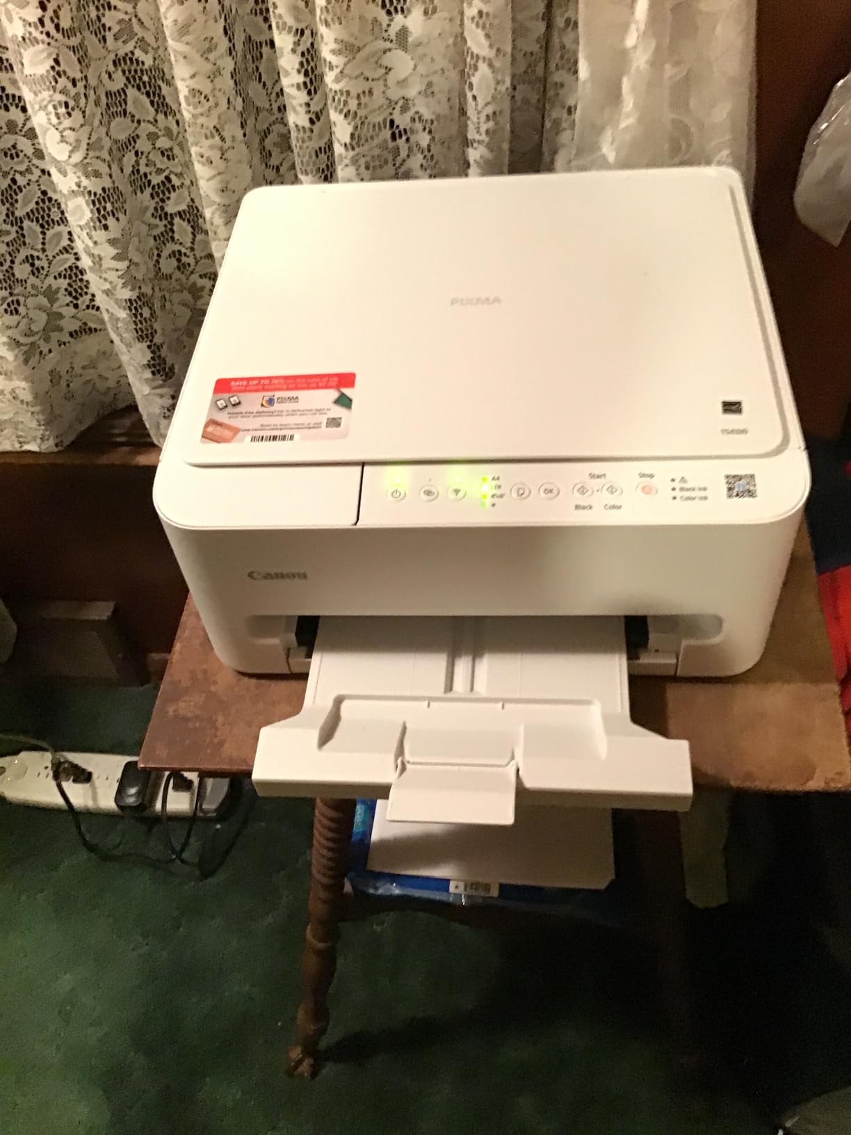 Canon PIXMA TS3720 Wireless All-in-One Printer for Basic Home Printing, White Customer Review Canon PIXMA TS3720 Wireless All-in-One Printer for Basic Home Printing, White - Customer Photo 001