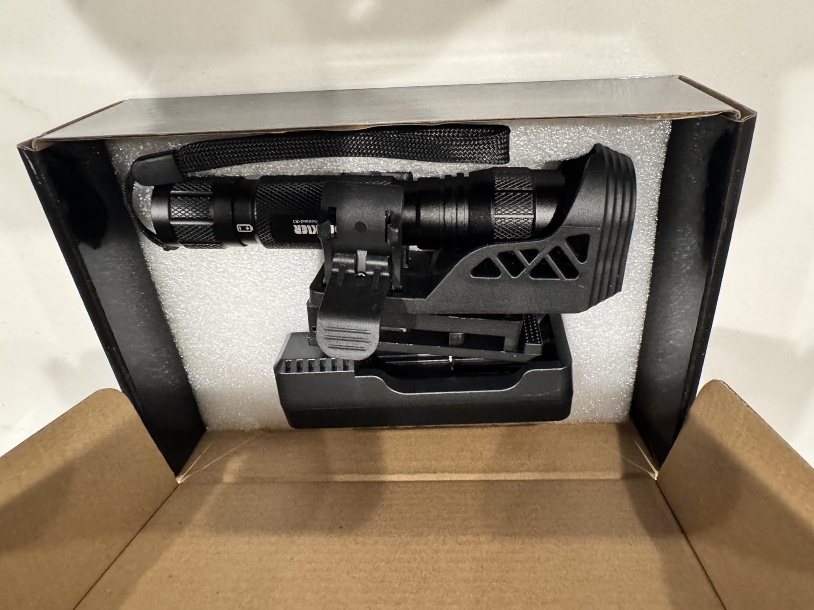LED Flashlights High Lumens-Tactical Police Flashlight with Holster for Duty Belt,1200 LM Single Mode Super Bright Flashlight for Camping/Law Enforcement-Sentinel-X1 Gifts for Men Customer Review LED Flashlights High Lumens-Tactical Police Flashlight with Holster for Duty Belt,1200 LM Single Mode Super Bright Flashlight for Camping/Law Enforcement-Sentinel-X1 Gifts for Men - Customer Photo 1