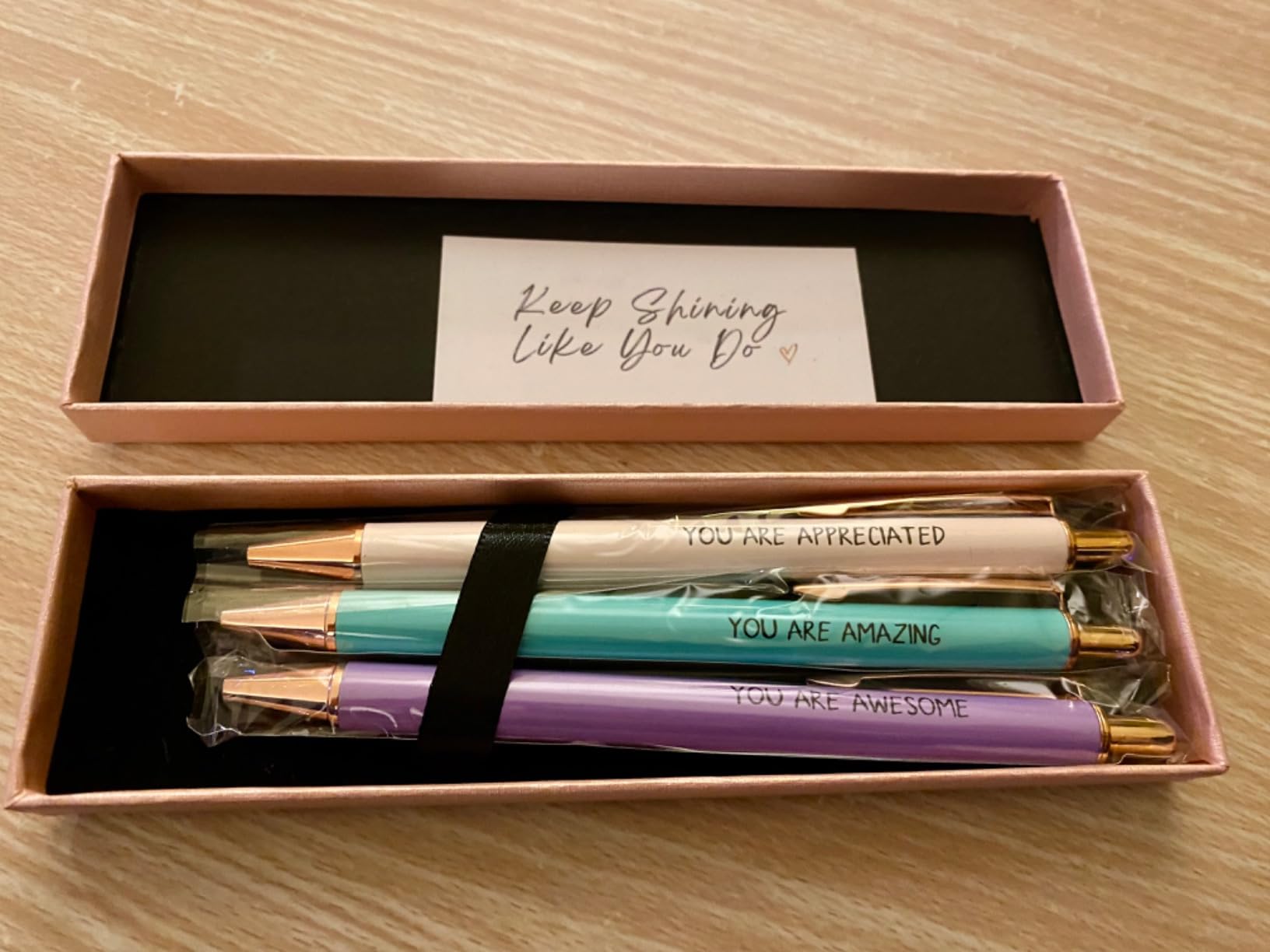 MESMOS 3pc Fancy Pen Set for Women, Best Friend Christmas Gifts for Women, Stocking Stuffers, Friendship Long Distance Gifts for Female Friends Customer Review MESMOS 3pc Fancy Pen Set for Women, Best Friend Christmas Gifts for Women, Stocking Stuffers, Friendship Long Distance Gifts for Female Friends - Customer Photo 5