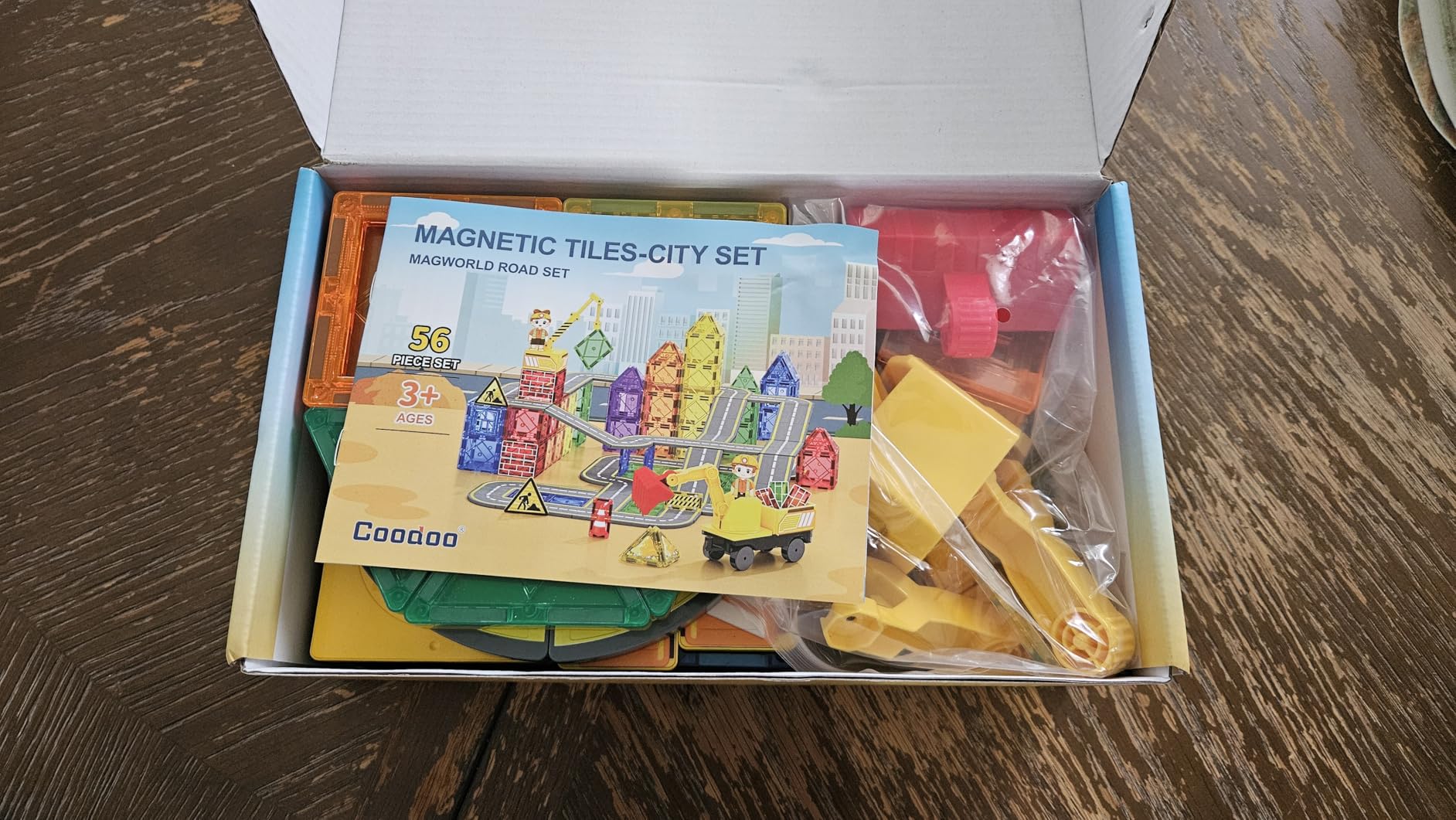 Coodoo Dinosaur Toys Magnetic Tiles Lava Dinosaur World Set - Magnetic Blocks Building for Kids 3-5 5-7 Girls Boys Toy Age 4-6 6-8, Classroom Must Haves Toddler Sensory for 3+ Year Old Kids Toys Customer Review Coodoo Dinosaur Toys Magnetic Tiles Lava Dinosaur World Set - Magnetic Blocks Building for Kids 3-5 5-7 Girls Boys Toy Age 4-6 6-8, Classroom Must Haves Toddler Sensory for 3+ Year Old Kids Toys - Customer Photo 2
