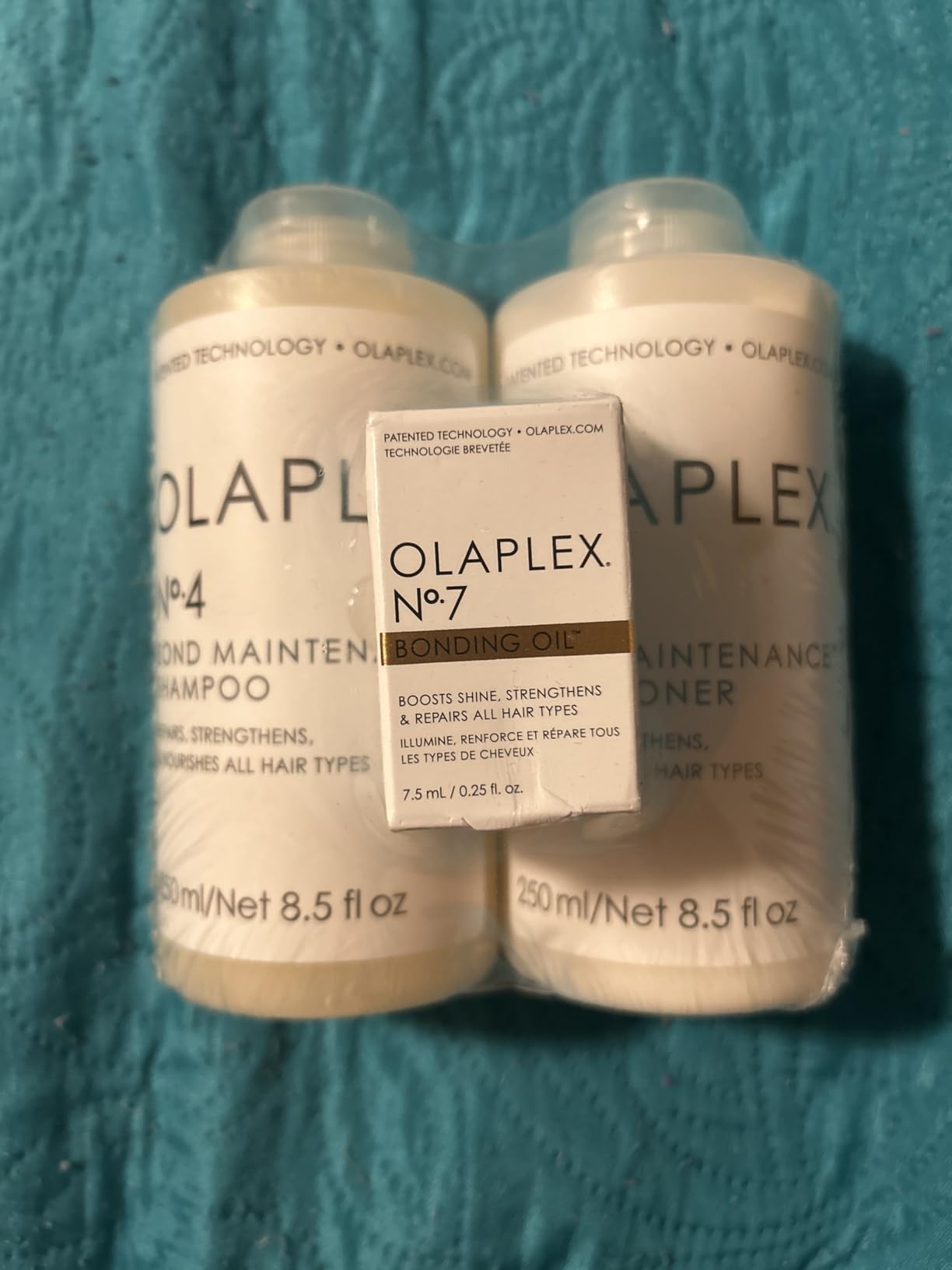 Wash and Shine Hair Kit: No. 4, 5, 7, Shampoo & Conditioner Set | Cleanse, Hydrate, & Control Frizz Up to 72 Hours | Bonding Oil for Shine & Protect | For Coily, Curly, Straight, and Wavy - Customer Photo 2