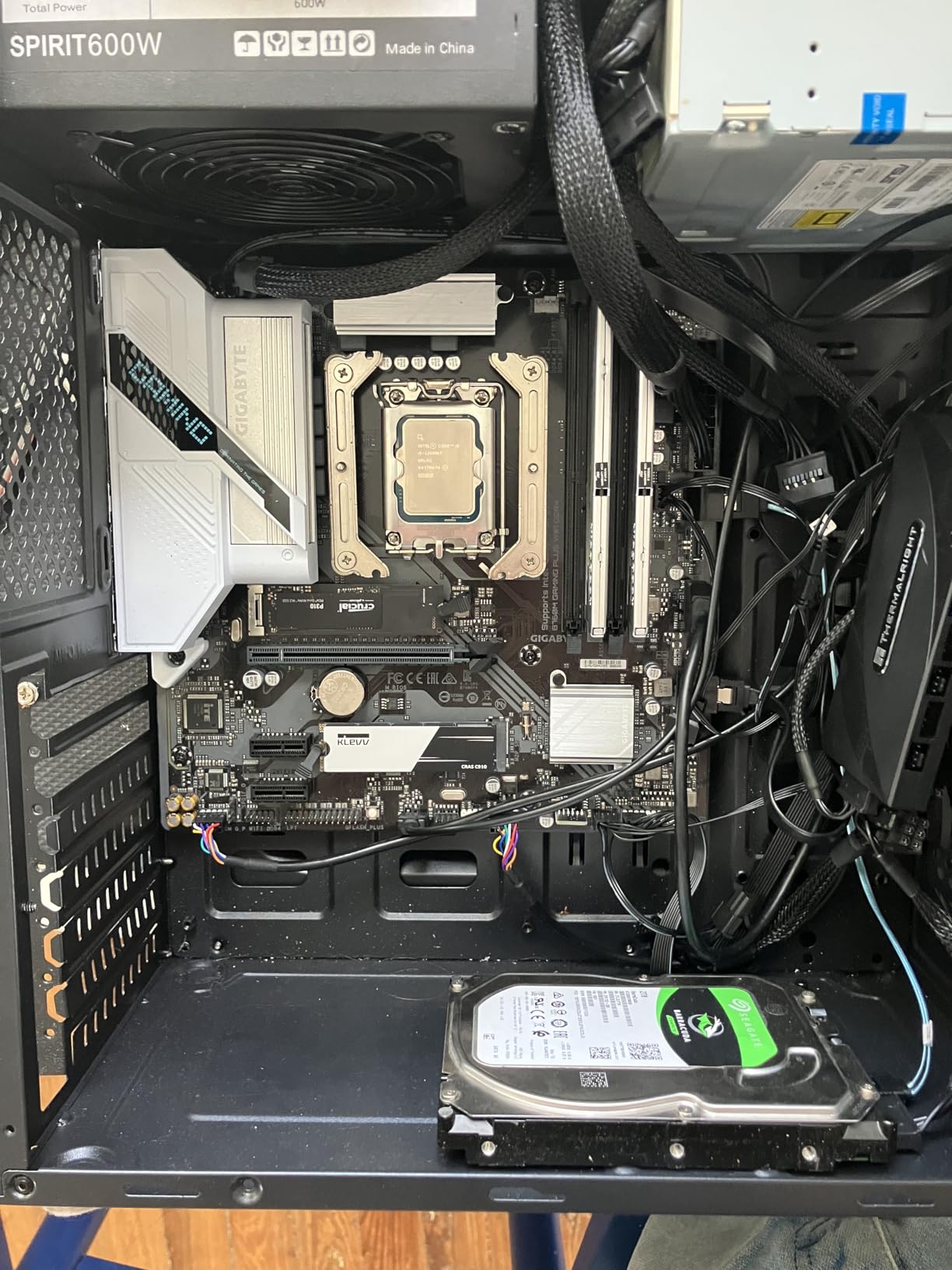 GIGABYTE B760M Gaming Plus WiFi DDR4 LGA 1700 Intel B760 M-ATX Motherboard with DDR4, 2* M.2, PCIe 4.0, Front USB 3.2 Gen 1 Type-C, WiFi 6 GbE LAN, Q-Flash Plus, PCIe EZ-Latch - Customer Photo 001