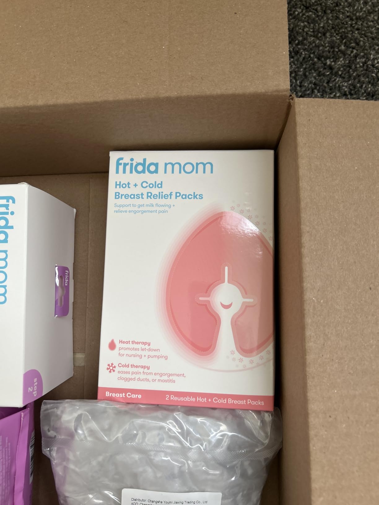 Frida Mom Breast Therapy Packs, Breast Pads, Cold & Hot Pack for Pain Relief, Breastfeeding Essentials for Lactation Support, Mastitis, Engorgement and Pump Aid, Postpartum Recovery, 2pk Customer Review Frida Mom Breast Therapy Packs, Breast Pads, Cold & Hot Pack for Pain Relief, Breastfeeding Essentials for Lactation Support, Mastitis, Engorgement and Pump Aid, Postpartum Recovery, 2pk - Customer Photo 1