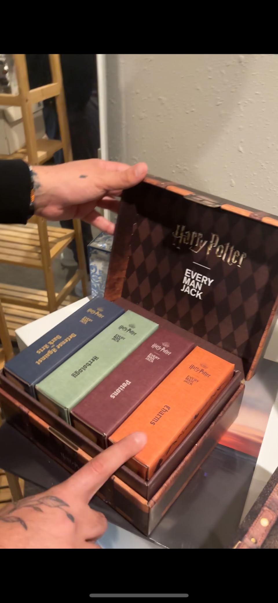 Every Man Jack Harry Potter Collectors Body Wash Gift Set - Includes 4 Body Washes with Clean Ingredients & Hogwarts Inspired Scents - Forbidden Forest, Charms, Herbology, Potions Customer Review Every Man Jack Harry Potter Collectors Body Wash Gift Set - Includes 4 Body Washes with Clean Ingredients & Hogwarts Inspired Scents - Forbidden Forest, Charms, Herbology, Potions - Customer Photo 2