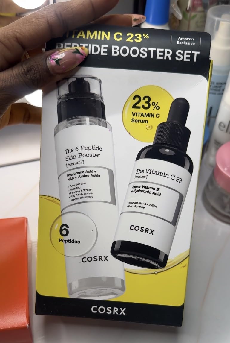 COSRX Snail Mucin 96% Peptide Booster Set - Amazon Exclusive - Korean Skin Care, Gift Sets, Skin Care Sets for Women, Advanced Snail Mucin Serum, Face Serum, Stocking Stuffers for Women Customer Review COSRX Snail Mucin 96% Peptide Booster Set - Amazon Exclusive - Korean Skin Care, Gift Sets, Skin Care Sets for Women, Advanced Snail Mucin Serum, Face Serum, Stocking Stuffers for Women - Customer Photo 1