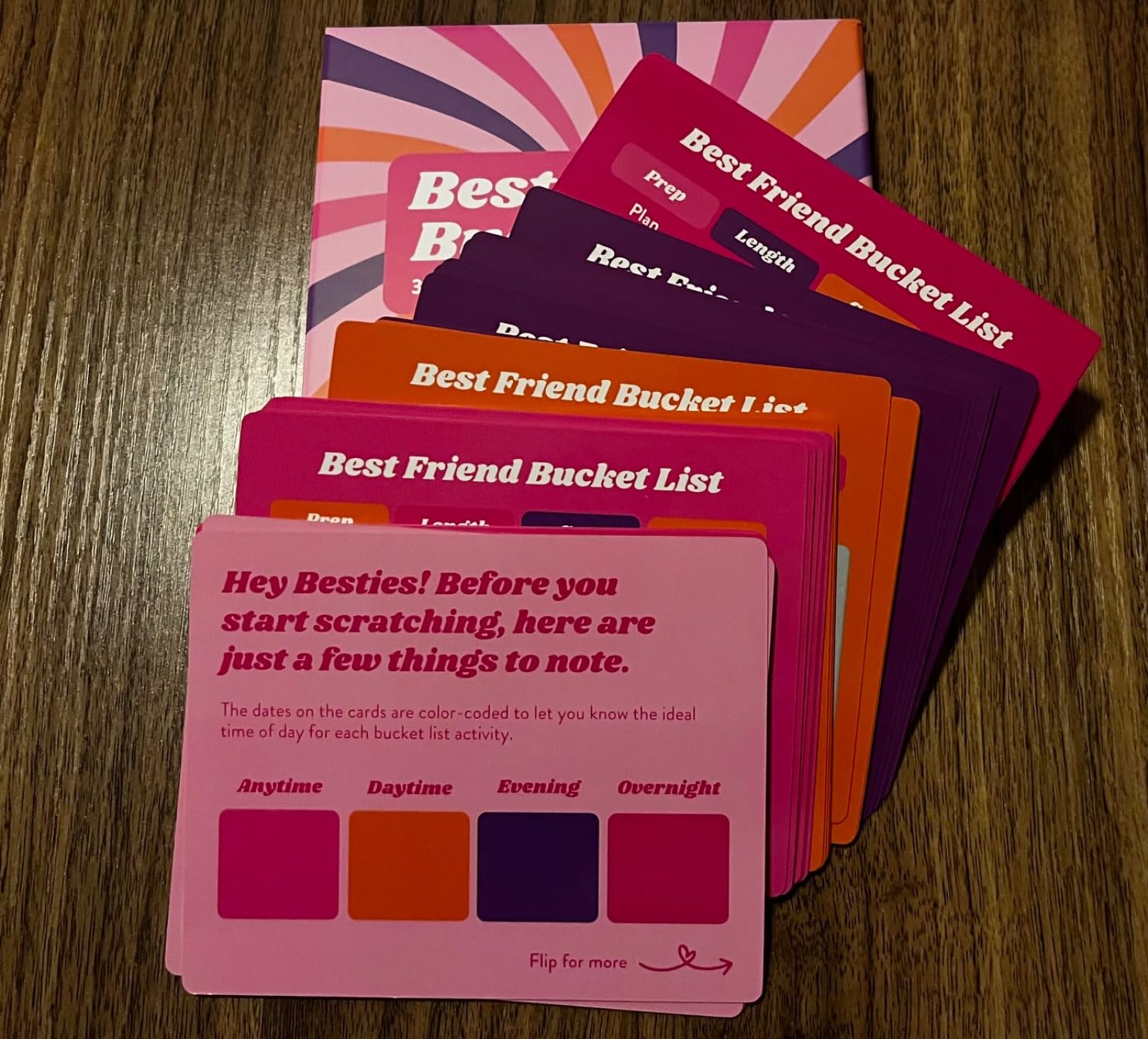 Best Friend Bucket List Scratch Off Cards – 35 Fun Adventure Date Ideas for Friends – Unique Gift for Women, Besties, or BFFs – Fun Friendship Gift for Birthdays or Christmas Customer Review Best Friend Bucket List Scratch Off Cards – 35 Fun Adventure Date Ideas for Friends – Unique Gift for Women, Besties, or BFFs – Fun Friendship Gift for Birthdays or Christmas - Customer Photo 1