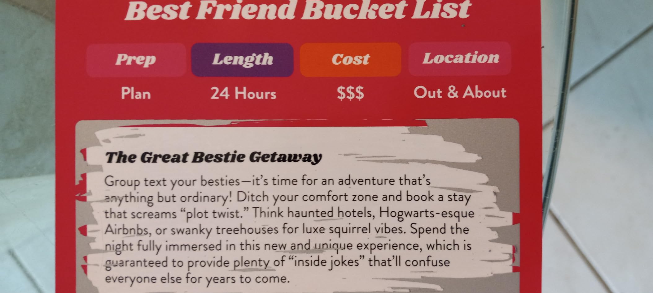 Best Friend Bucket List Scratch Off Cards – 35 Fun Adventure Date Ideas for Friends – Unique Gift for Women, Besties, or BFFs – Fun Friendship Gift for Birthdays or Christmas Customer Review Best Friend Bucket List Scratch Off Cards – 35 Fun Adventure Date Ideas for Friends – Unique Gift for Women, Besties, or BFFs – Fun Friendship Gift for Birthdays or Christmas - Customer Photo 3