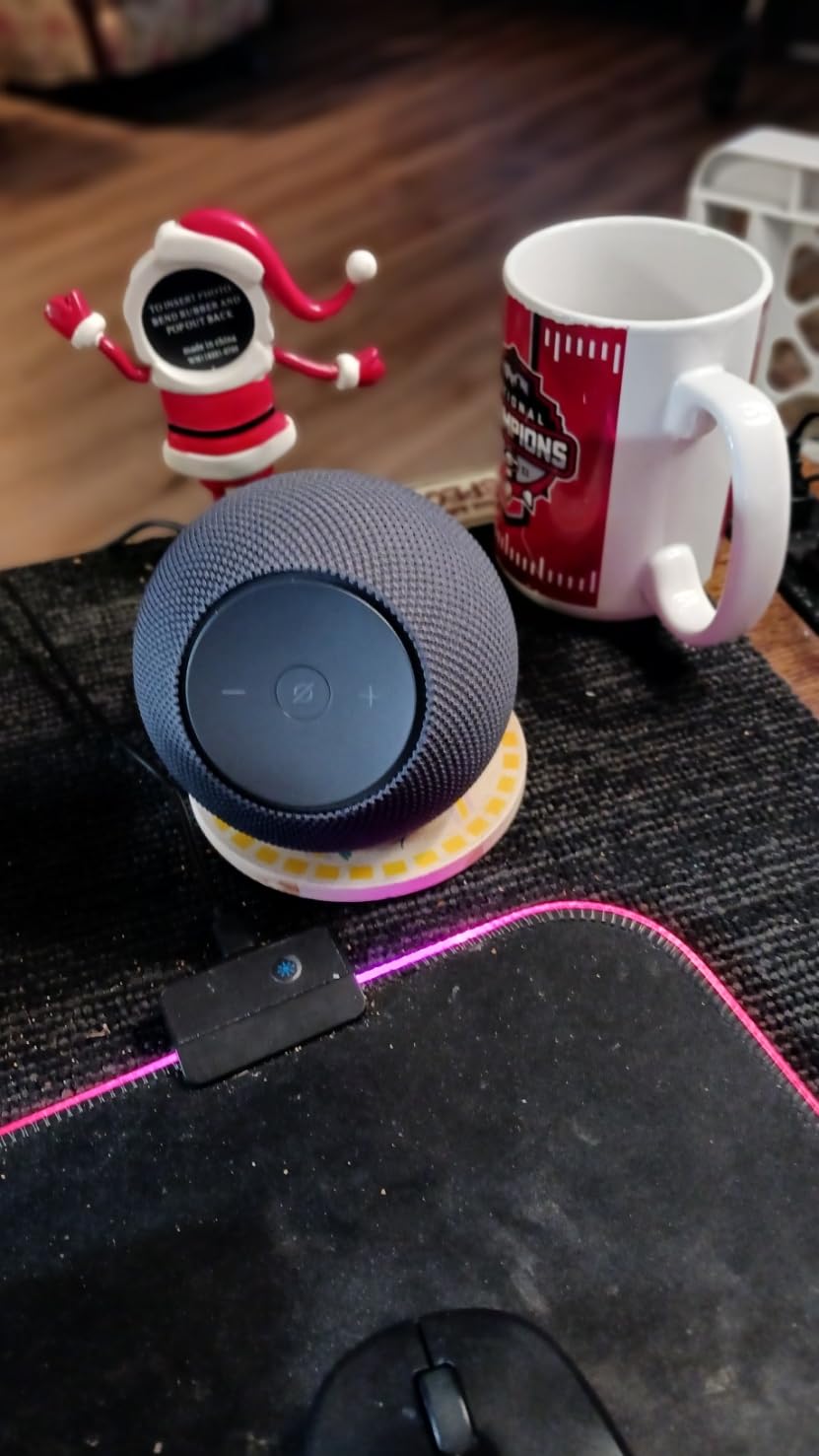 Amazon Echo Dot Max (newest model), Alexa speaker with room-filling sound and built-in smart home hub, with Alexa+ Early Access, Glacier White Customer Review Amazon Echo Dot Max (newest model), Alexa speaker with room-filling sound and built-in smart home hub, with Alexa+ Early Access, Glacier White - Customer Photo 5