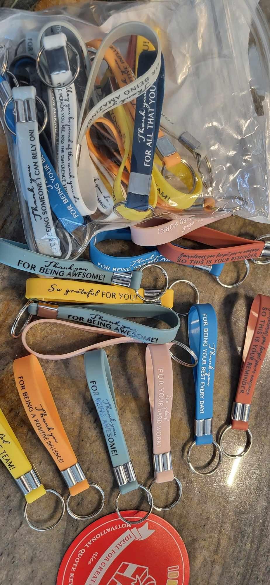 36-Pack Appreciation Keychains – Thank You Gifts for Employees,Volunteers, Coworkers – Bulk Keychains with Inspirational Messages - Perfect for Team Recognition Customer Review 36-Pack Appreciation Keychains – Thank You Gifts for Employees,Volunteers, Coworkers – Bulk Keychains with Inspirational Messages - Perfect for Team Recognition - Customer Photo 2