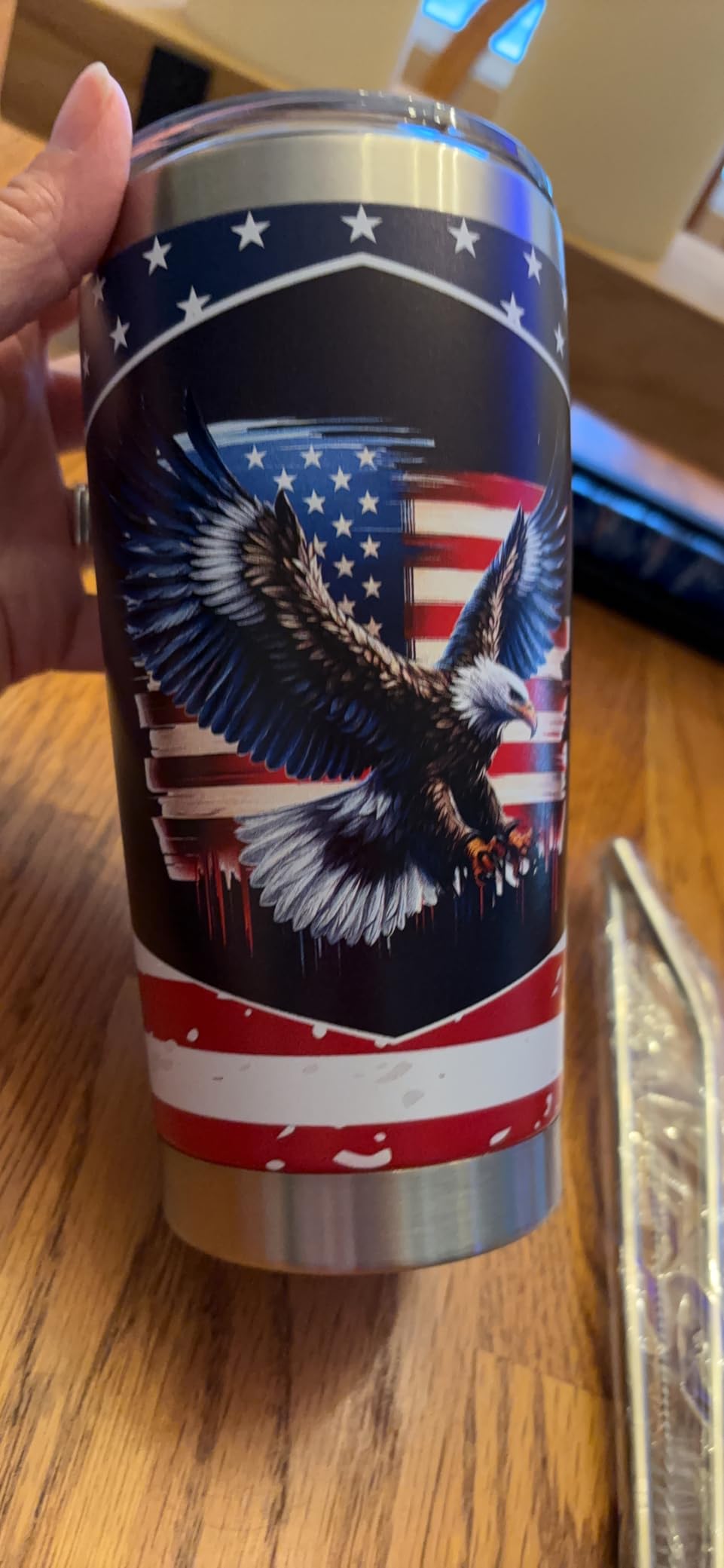 Eagle Gifts Tumbler for Scouts Men,20 oz Insulated Tumblers with Lid,Stainless Steel Insulated Tumblers,Boy Scout Gift Scouts Leader Gifts (always remember) - Customer Photo 4