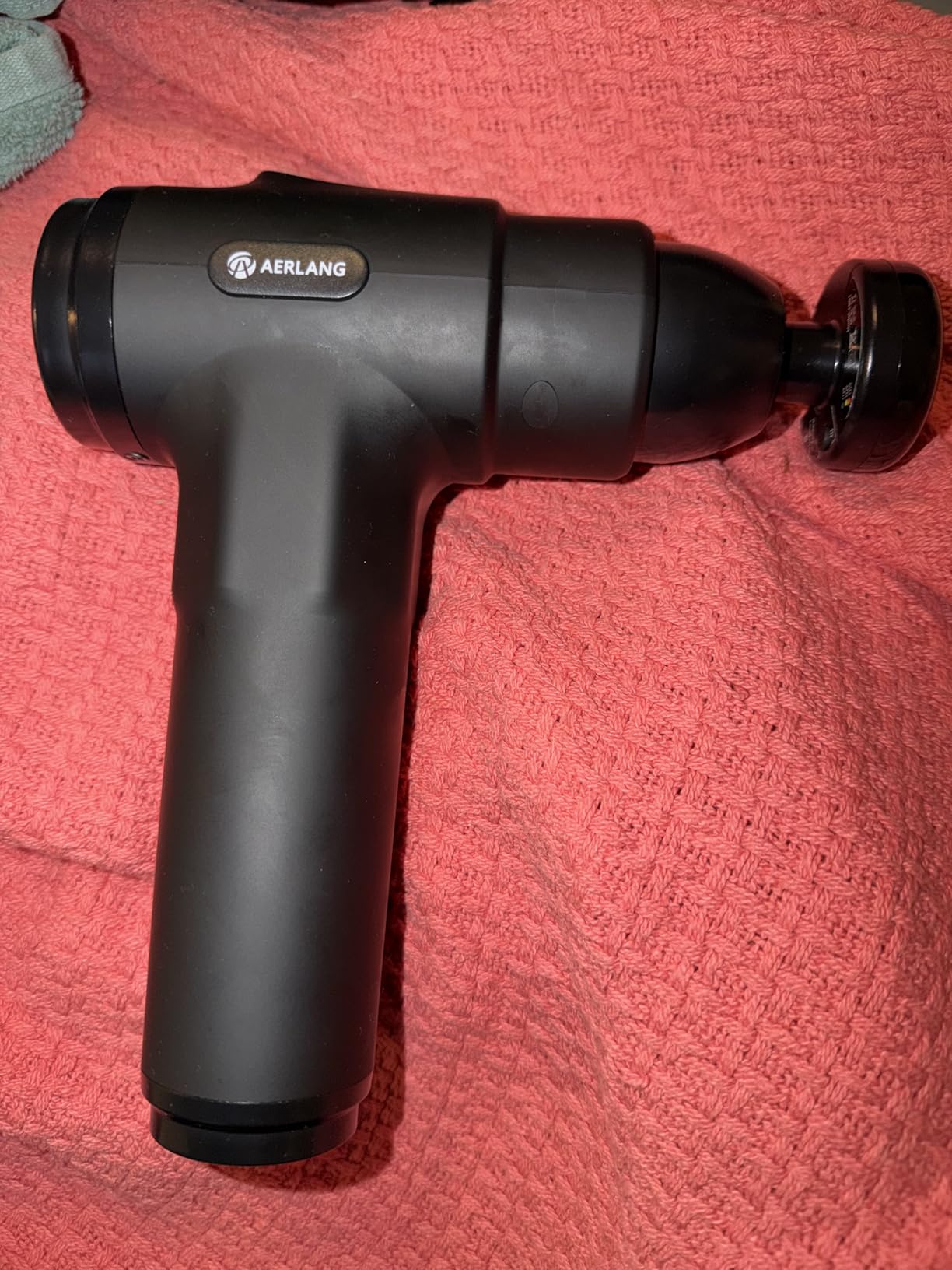AERLANG Massage Gun with Heat Deep Tissue Back Massager Neck Massager for Pain Relief,Muscle Percussion Massage Gun, Birthday Gifts for Men Women Dad him Handheld Message Gun with 7Heads&Silent - Customer Photo 1