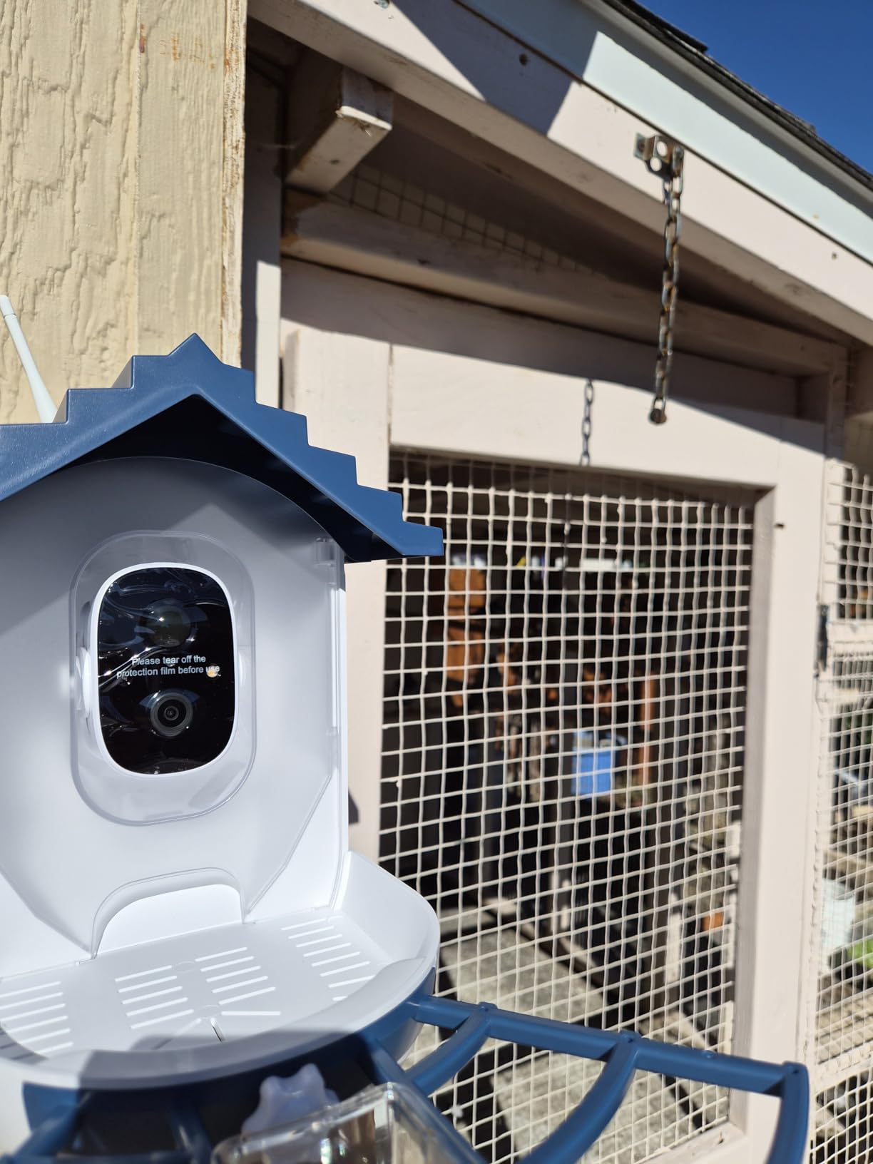 Smart Bird Feeder with Camera Solar Powered & AI Bird Identification, 2.4Ghz WiFi Bird feeders for Outdoors, 2K Live Video, Instant Arrival Alerts - Gifts for Women Customer Review Smart Bird Feeder with Camera Solar Powered & AI Bird Identification, 2.4Ghz WiFi Bird feeders for Outdoors, 2K Live Video, Instant Arrival Alerts - Gifts for Women - Customer Photo 1