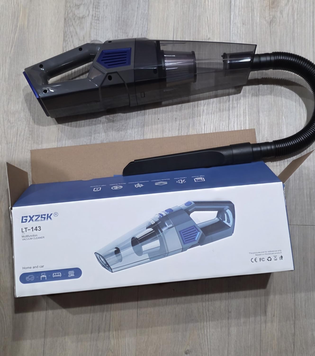 Handheld Vacuum Cordless, 15000PA Strong Suction Hand Held Car Vacuum Cleaner Rechargeable, Portable Hand Vacuum with Multi-Nozzles & Washable Filter for Home Office, Car, Pets Customer Review Handheld Vacuum Cordless, 15000PA Strong Suction Hand Held Car Vacuum Cleaner Rechargeable, Portable Hand Vacuum with Multi-Nozzles & Washable Filter for Home Office, Car, Pets - Customer Photo 2