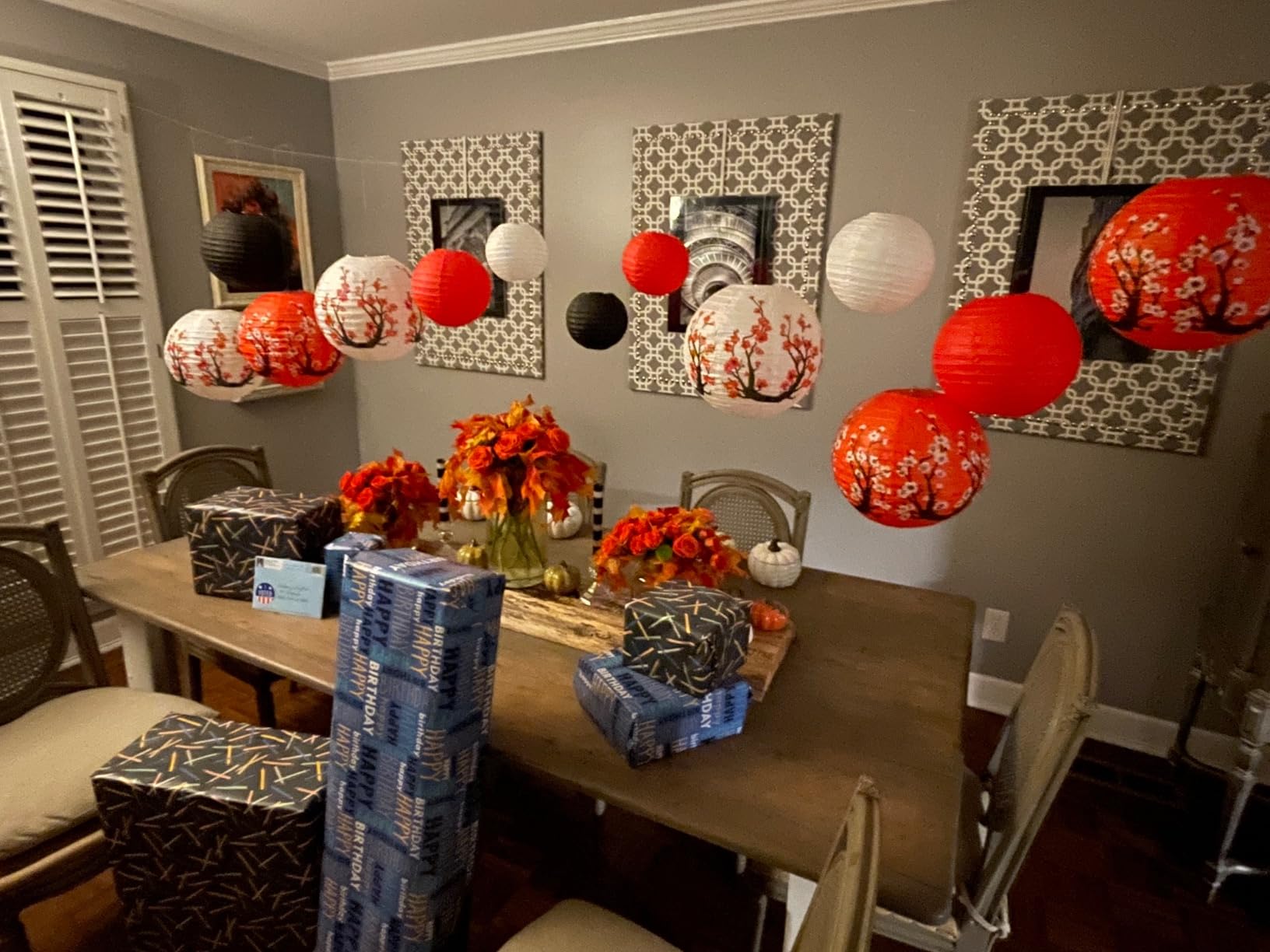 13 Pcs Chinese Japanese Paper Lantern Red Cherry Blossom Decorative Hanging Lantern Hibachi Party Decorations for Chinese New Year Home Restaurant Wedding Decor(Mixed Color) Customer Review 13 Pcs Chinese Japanese Paper Lantern Red Cherry Blossom Decorative Hanging Lantern Hibachi Party Decorations for Chinese New Year Home Restaurant Wedding Decor(Mixed Color) - Customer Photo 1