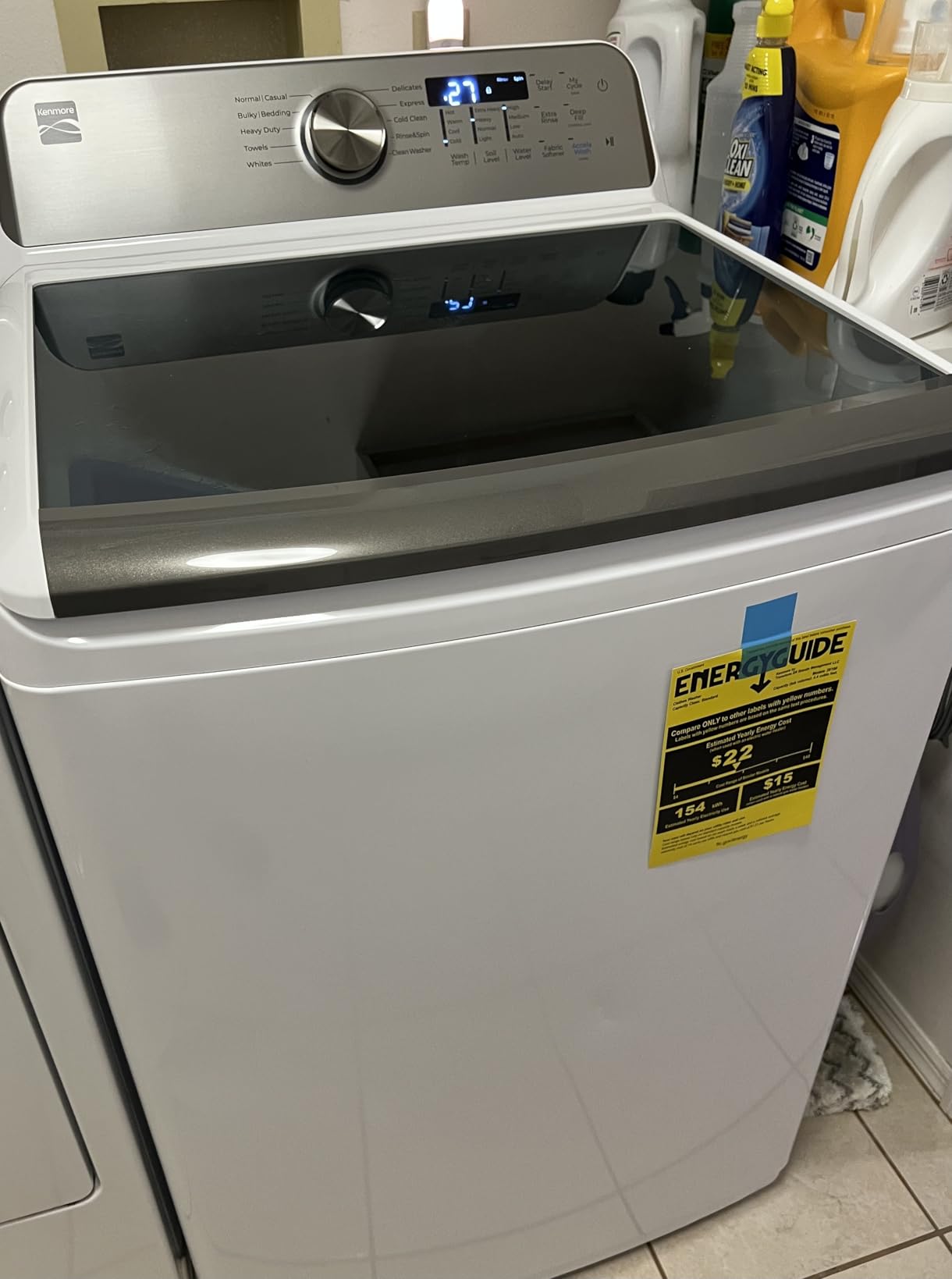 Kenmore 4.4 cu. ft. Top Load Washer with Triple Action Agitator - Customer Photo 001