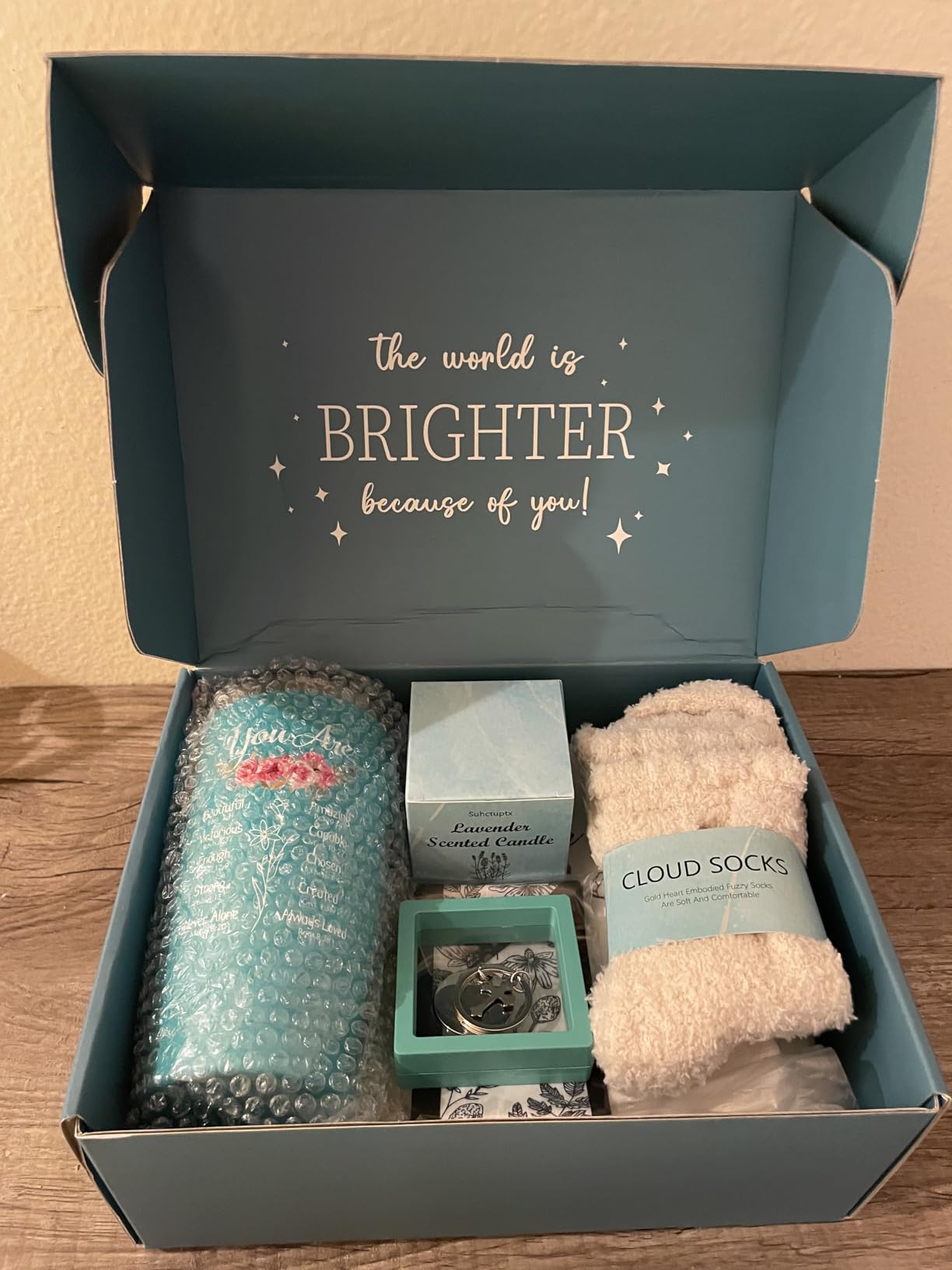 Teacher Appreciation Gifts, Best Teacher Christmas Gifts Birthday Gift Tote Bags for Women, Unique Retirement Ideas from Students - Funny End of Year Thank You Basket Box Back to School Gift - Customer Photo 1