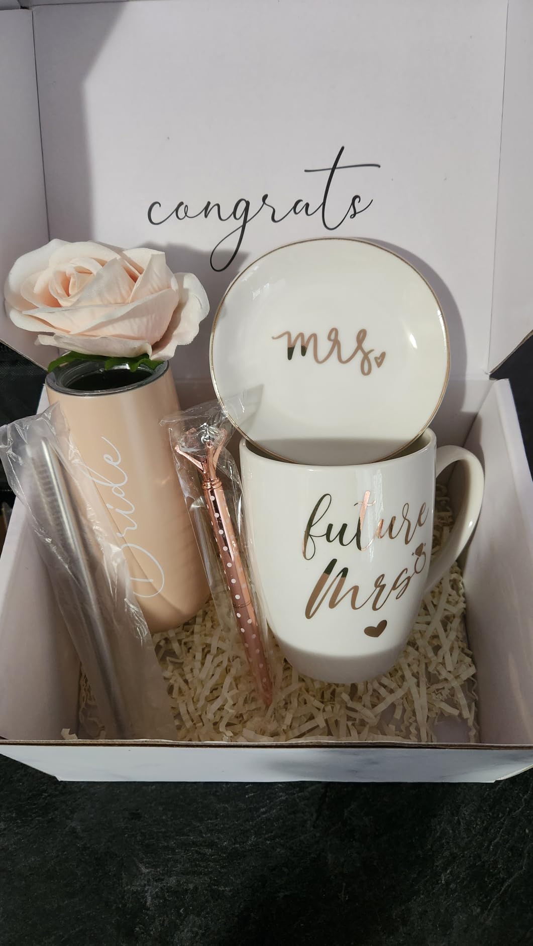 Bride To Be Gifts Box, Bridal Shower Gifts, Bachelorette Engagement Wedding Gift Basket for Bride, Unique Bachelor Party Fiancee Gift for Women, Future Mrs Newly Engaged Bachelorette Party Favors Customer Review Bride To Be Gifts Box, Bridal Shower Gifts, Bachelorette Engagement Wedding Gift Basket for Bride, Unique Bachelor Party Fiancee Gift for Women, Future Mrs Newly Engaged Bachelorette Party Favors - Customer Photo 1