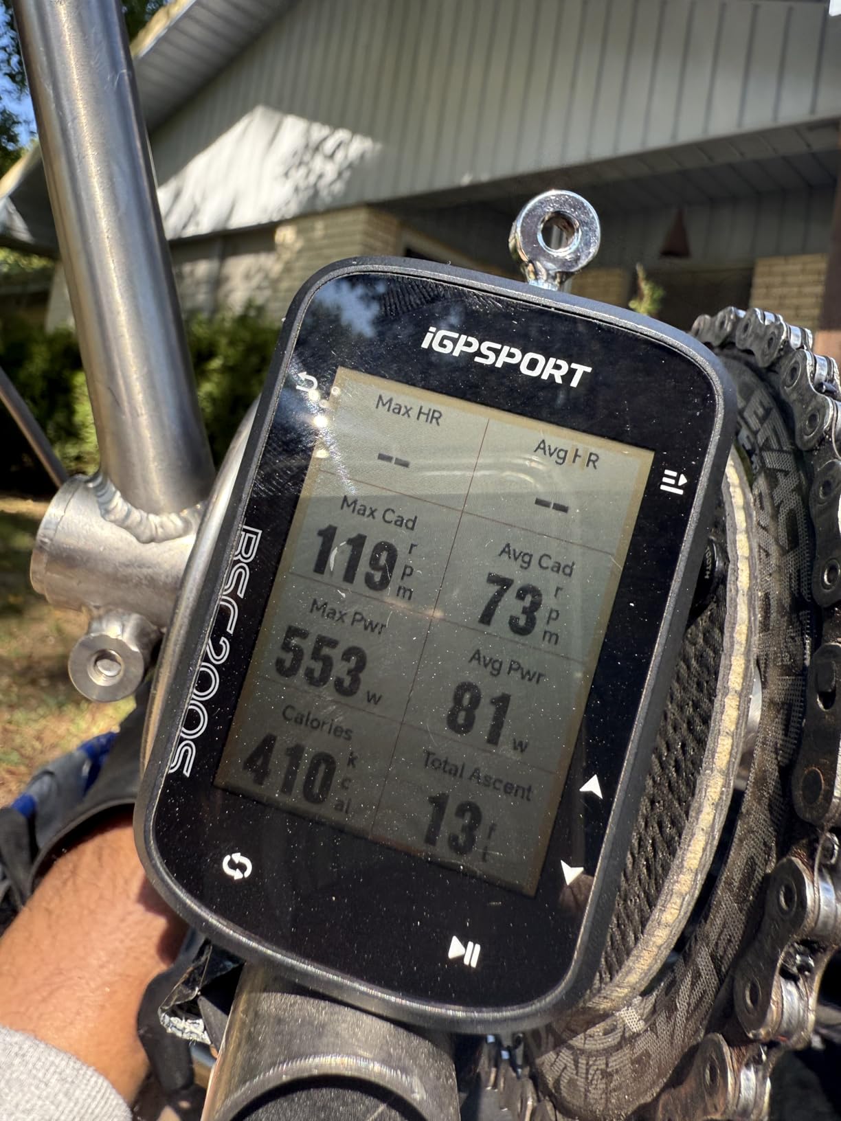 iGPSPORT BSC200S GPS Bike Computer, Wireless Route Navigation 2.4'' Screen Bluetooth ANT+ Cycle Computer IPX7 Waterproof - Customer Photo 2