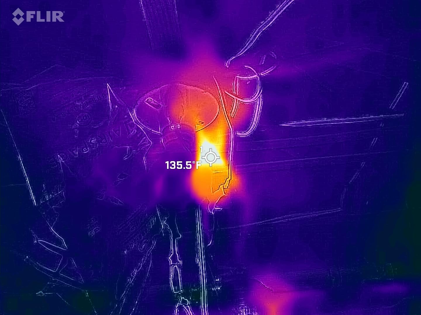 Flir One - Thermal Imaging Camera for iOS Smartphones (iPhone 15 and Newer w/USB-C), 240x180 Super Resolution (80x60 Native IR) Customer Review Flir One - Thermal Imaging Camera for iOS Smartphones (iPhone 15 and Newer w/USB-C), 240x180 Super Resolution (80x60 Native IR) - Customer Photo 1