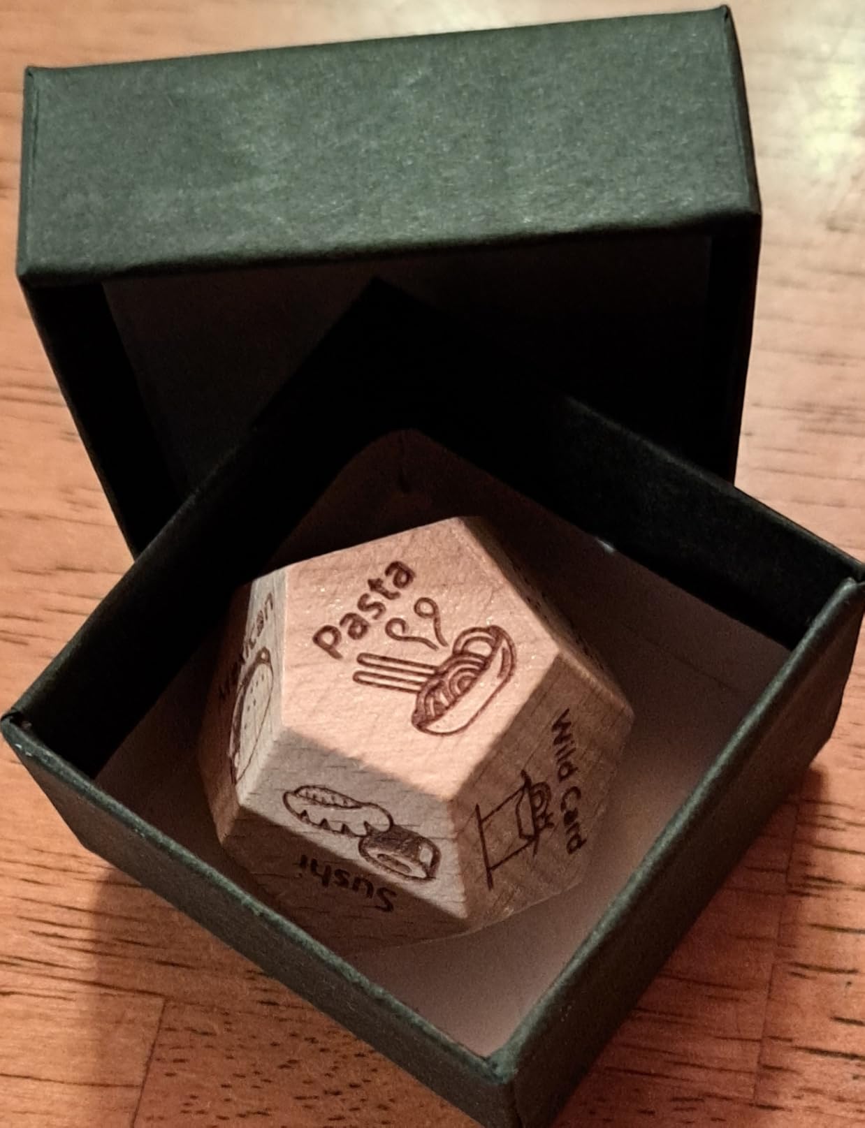 Valentine's Day Gifts for Him Her, Stocking Stuffers for Men Women Adults, Anniversary Birthday Gifts for Men Women, Date Night Food Dice - Customer Photo 1