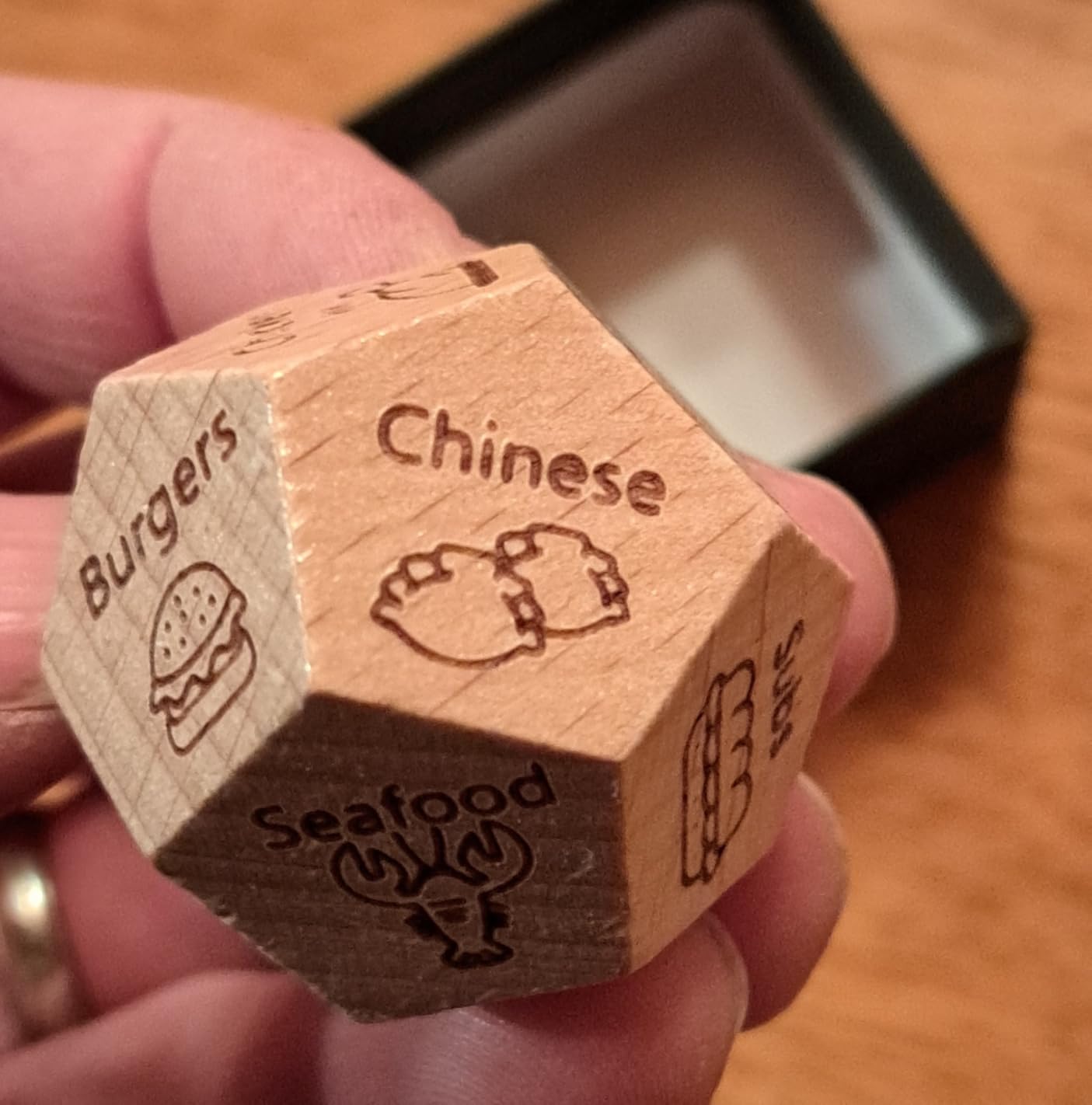 Valentine's Day Gifts for Him Her, Stocking Stuffers for Men Women Adults, Anniversary Birthday Gifts for Men Women, Date Night Food Dice - Customer Photo 2