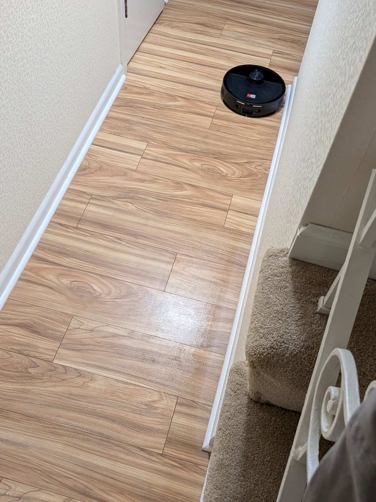 roborock Q7 M5 Robot Vacuum and Mop Combo, 10,000Pa HyperForce Suction, Robotic Vacuum Cleaner, Dual Anti-Tangle System, APP-Controlled Mopping, LiDAR Navigation, for Pet Hair and Carpet, Black - Customer Photo 1