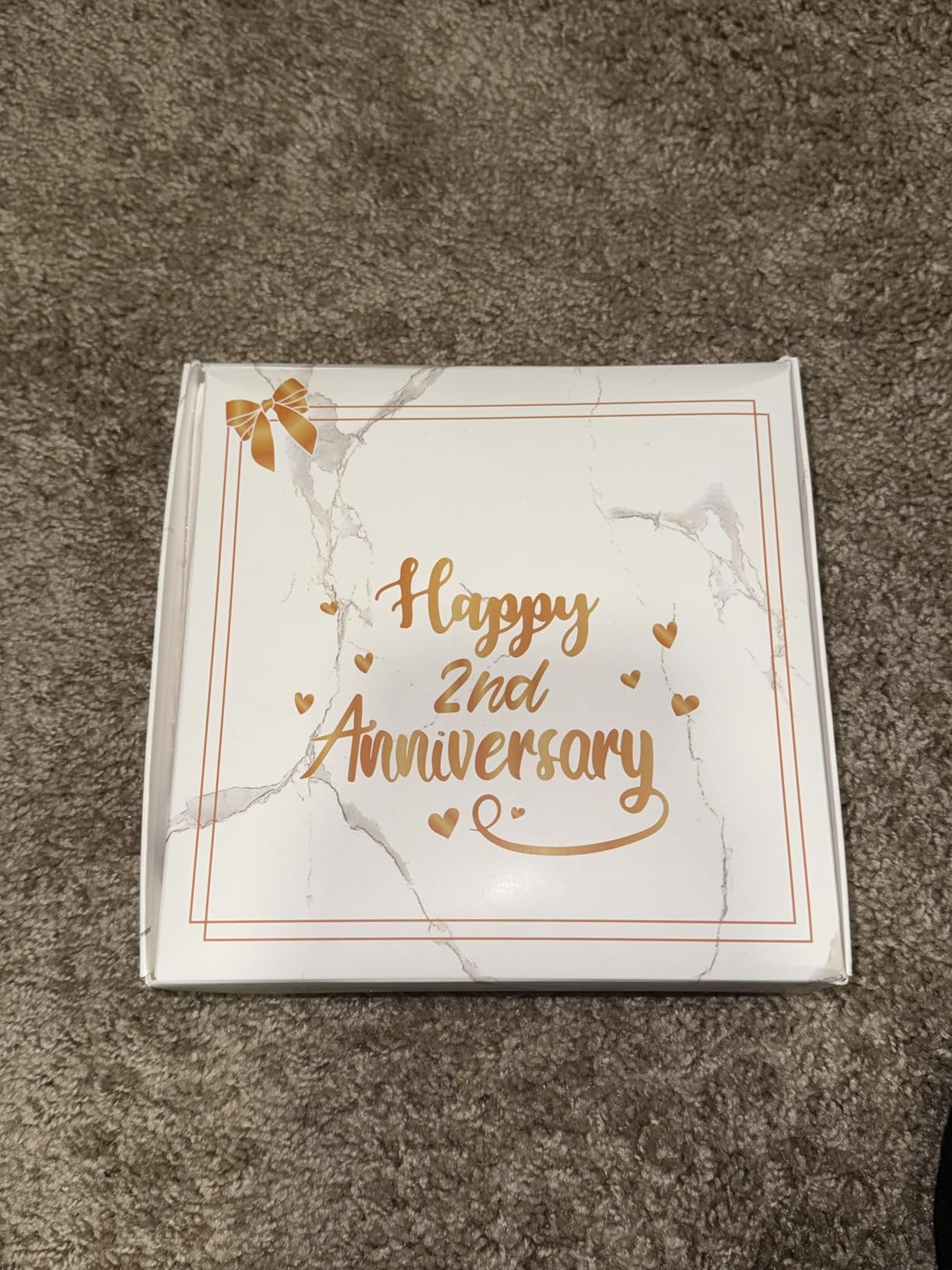 2nd Anniversary Cotton Gift, 2 Pack Premium 100% Cotton Towel Set with 2 Years Anniversary Card, Romantic Gifts Anniversary Marriage Gifts for Him Her Husband Wife Couple Gift Customer Review 2nd Anniversary Cotton Gift, 2 Pack Premium 100% Cotton Towel Set with 2 Years Anniversary Card, Romantic Gifts Anniversary Marriage Gifts for Him Her Husband Wife Couple Gift - Customer Photo 1