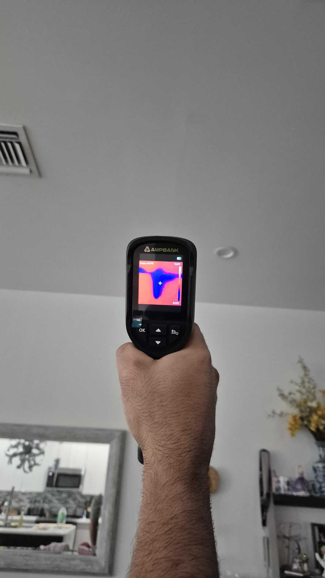 H128 Handheld Thermal Camera, 240 x 240 TISR Resolution, 24h Battery Life Thermal Imaging Camera, 25 Hz Infrared Camera with Temperature Alarm, -4℉~ 842℉ Temp Range, IP65 Protection Level Customer Review H128 Handheld Thermal Camera, 240 x 240 TISR Resolution, 24h Battery Life Thermal Imaging Camera, 25 Hz Infrared Camera with Temperature Alarm, -4℉~ 842℉ Temp Range, IP65 Protection Level - Customer Photo 2