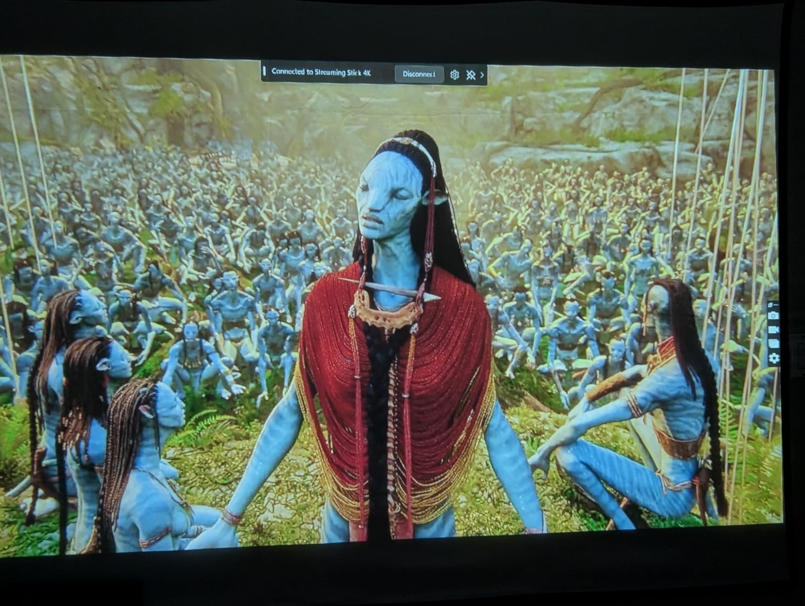 [AI Movin System & 1500 ANSI] Projector-4K with WiFi 6 and Bluetooth, 30W Dolby Audio APPS Built-in Outdoor-Projector, One-touch Focus Lisowod 1080P Smart Portable Proyector with HDR10+ 2025 Upgraded - Customer Photo 1