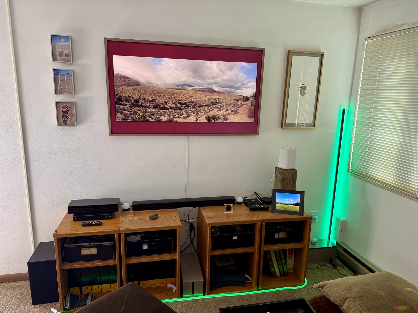 Samsung 43-Inch Class The Frame LS03F 4K QLED Smart TV (2025 Model) Slim Fit Wall Mount, Modern Frame Design, NQ4 AI Gen2 Processor, Art Mode, Artful Picture Quality, Samsung Vision AI, Alexa Built-in Customer Review Samsung 43-Inch Class The Frame LS03F 4K QLED Smart TV (2025 Model) Slim Fit Wall Mount, Modern Frame Design, NQ4 AI Gen2 Processor, Art Mode, Artful Picture Quality, Samsung Vision AI, Alexa Built-in - Customer Photo 2