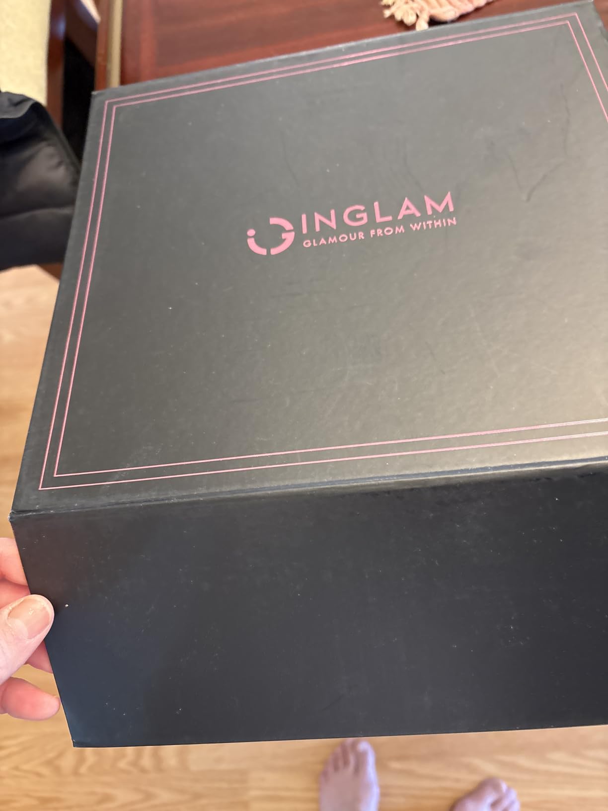 IG INGLAM Hair Dryer with Diffuser for Women, 1300W Ionic Blow Dryer with LCD Display, 3 Temps & 3 Speeds High-Speed Travel Hair Dryer with One Button Cool Air, Slim&Lightweight, Store Bag, Rose Pink Customer Review IG INGLAM Hair Dryer with Diffuser for Women, 1300W Ionic Blow Dryer with LCD Display, 3 Temps & 3 Speeds High-Speed Travel Hair Dryer with One Button Cool Air, Slim&Lightweight, Store Bag, Rose Pink - Customer Photo 1