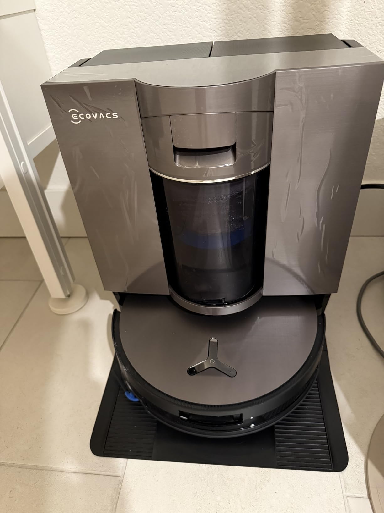 ECOVACS DEEBOT N20e Plus Robot Vacuum and Mop, 10000Pa Strong Suction, Self-Emptying Bagless Base, Tangle-Free Roller for Pet Hair, Smart Mapping, 300 Min Runtime, Alexa Compatible - Customer Photo 1