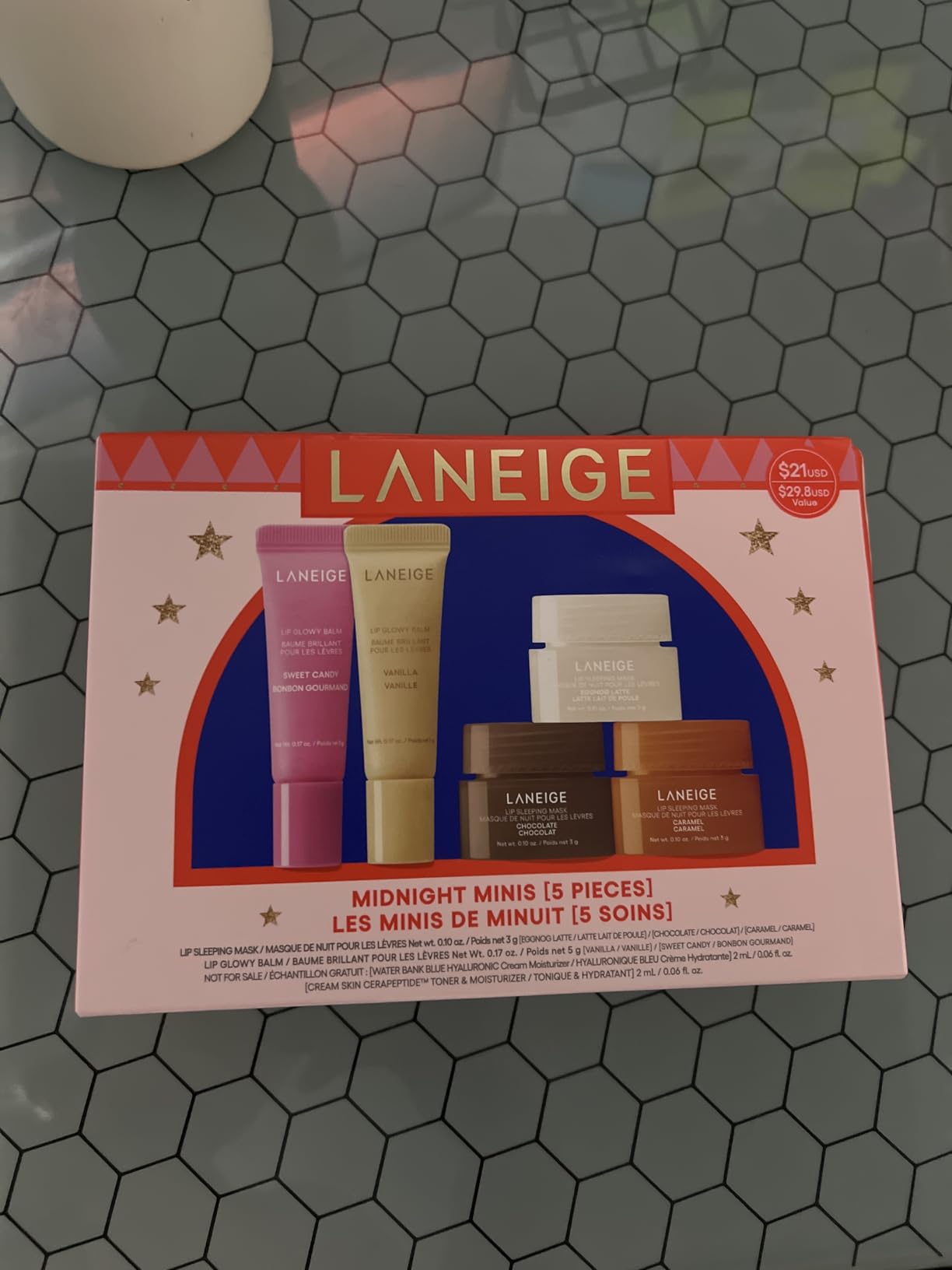 Laneige Skincare & Lip Care Holiday Gift Sets – Lip Mask, Water Bank, Lip Glowy Balm – Beauty Essentials for Gifting & Self-Care Customer Review Laneige Skincare & Lip Care Holiday Gift Sets – Lip Mask, Water Bank, Lip Glowy Balm – Beauty Essentials for Gifting & Self-Care - Customer Photo 1