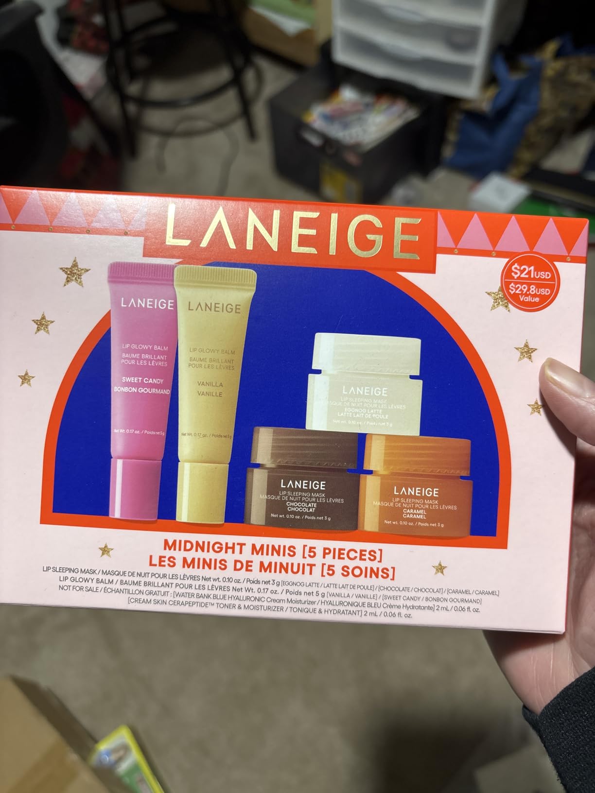 Laneige Skincare & Lip Care Holiday Gift Sets – Lip Mask, Water Bank, Lip Glowy Balm – Beauty Essentials for Gifting & Self-Care Customer Review Laneige Skincare & Lip Care Holiday Gift Sets – Lip Mask, Water Bank, Lip Glowy Balm – Beauty Essentials for Gifting & Self-Care - Customer Photo 2