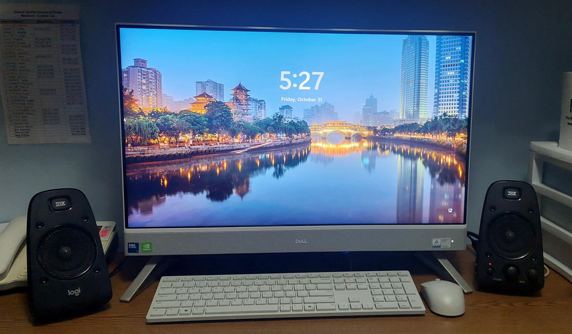 Dell 27 All-in-One Desktop ec27250-27-inch FHD (1920 x 1080) Display, Intel Core 5 Processor 120U, Intel Graphics, 16GB DDR5 RAM, 512GB SSD, Windows 11 Home, Onsite Service - Customer Photo 001