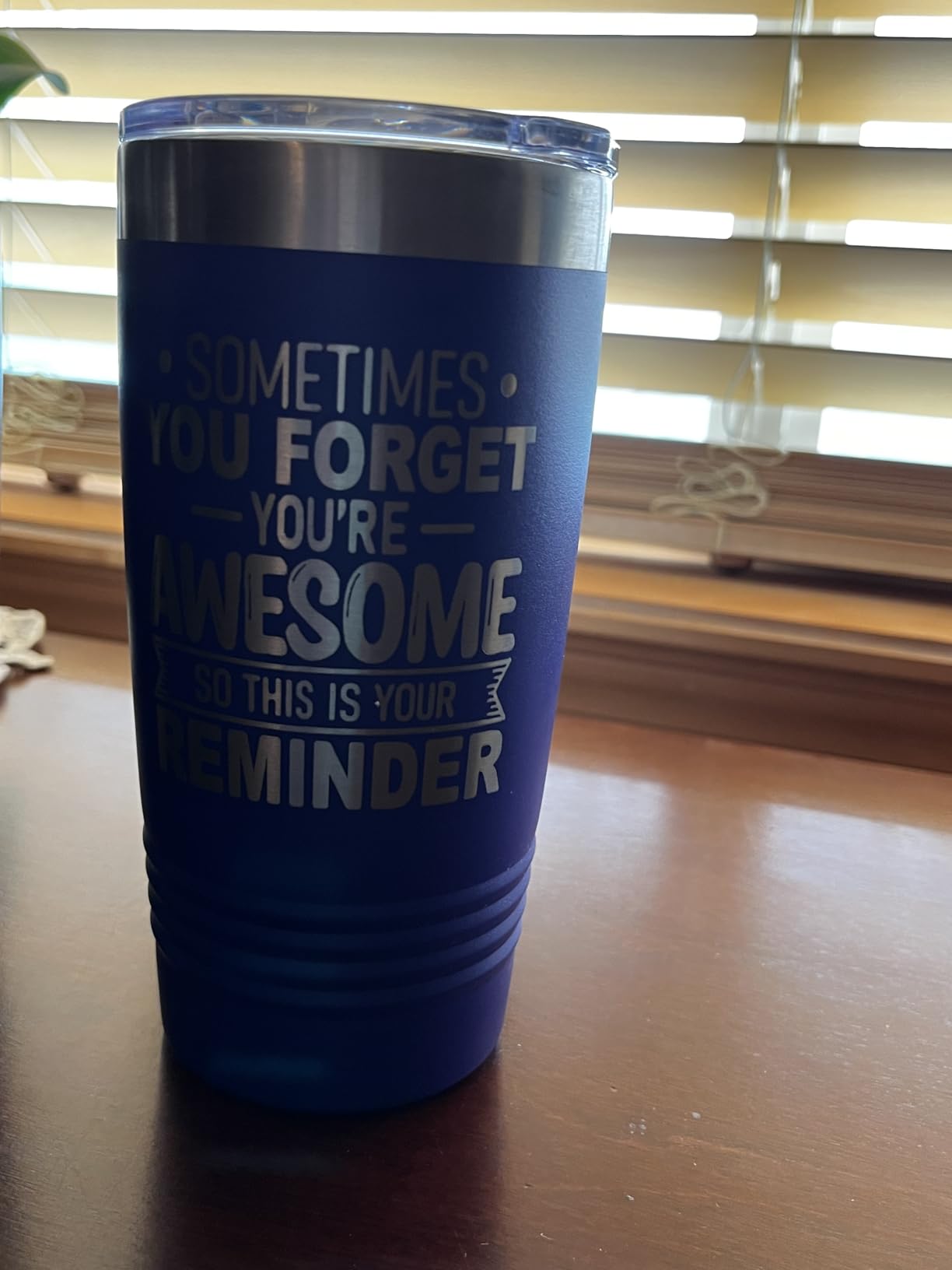 Spotted Dog Company Inspirational Tumbler, You're Awesome Tumbler, Teacher Coworker Gifts 20oz Purple Customer Review Spotted Dog Company Inspirational Tumbler, You're Awesome Tumbler, Teacher Coworker Gifts 20oz Purple - Customer Photo 1