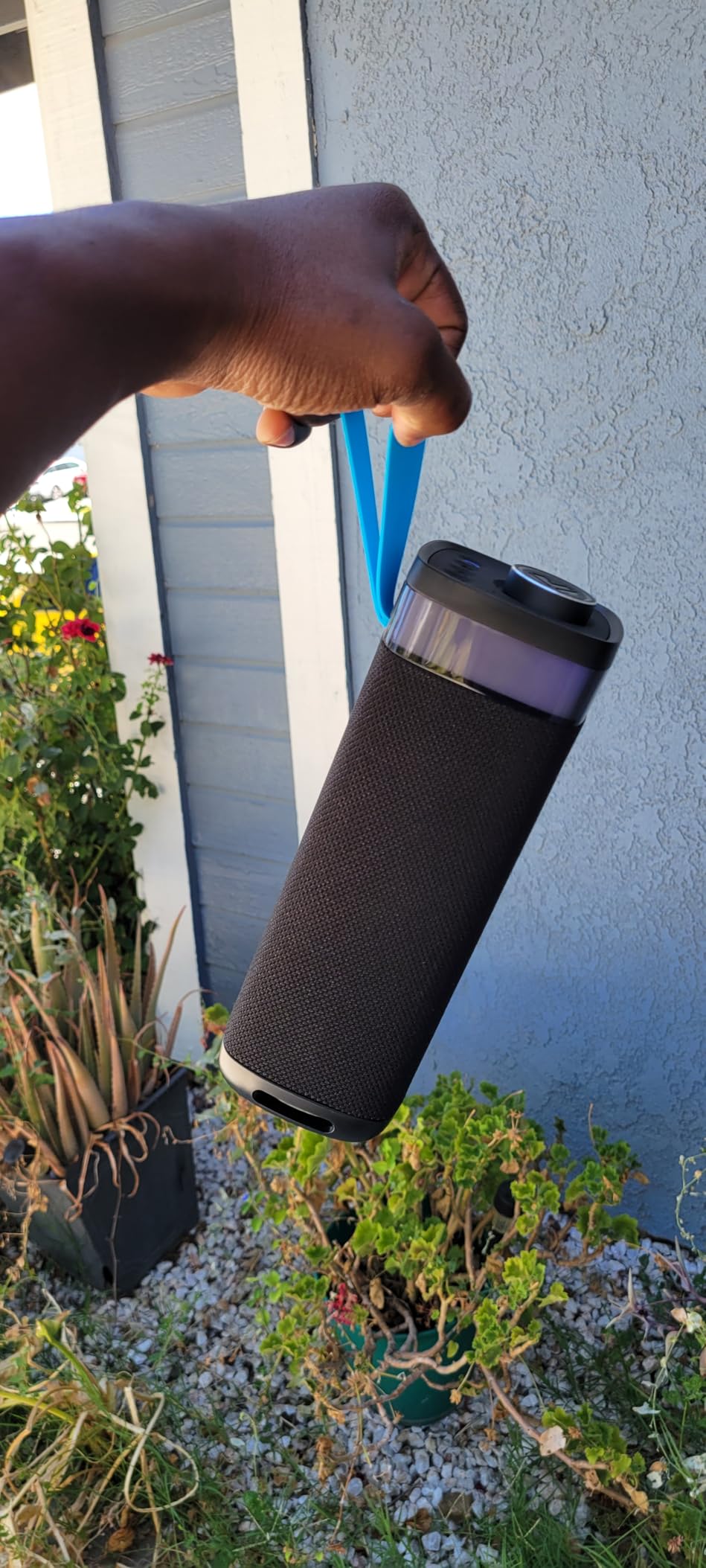 JLab JBuds Party Portable Bluetooth Speaker, 2 Full-Range Drivers + 2 Passive Woofers, IP56 Waterproof, 12 Hours Playtime, Connect Multiple Speakers, Custom Sound + RGB Lighting via App, Black Customer Review JLab JBuds Party Portable Bluetooth Speaker, 2 Full-Range Drivers + 2 Passive Woofers, IP56 Waterproof, 12 Hours Playtime, Connect Multiple Speakers, Custom Sound + RGB Lighting via App, Black - Customer Photo 1