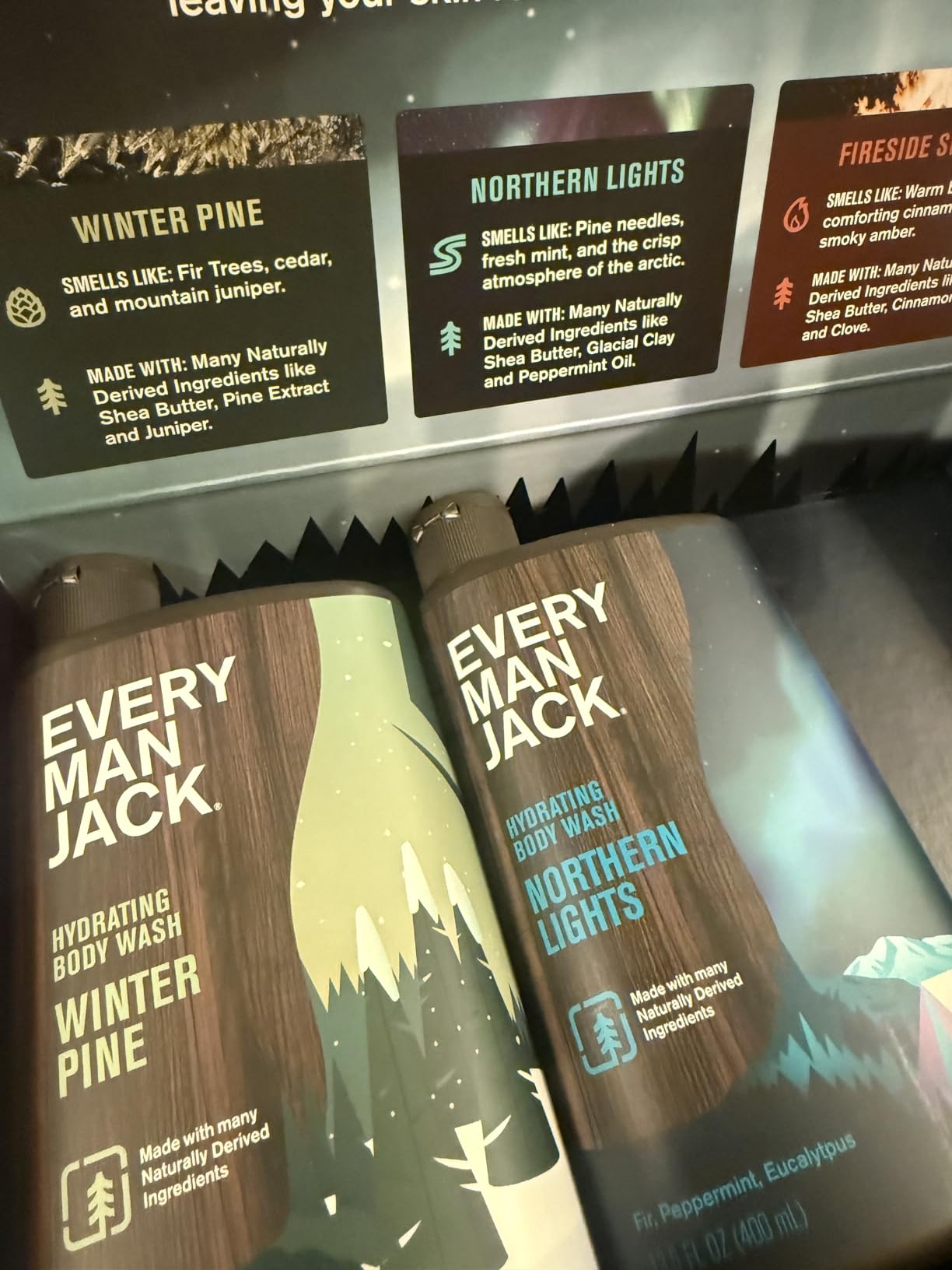Every Man Jack Mens Body Wash Gift Set - 3 Invigorating Winter Scents - Deeply Cleans, Hydrates with Naturally Derived Ingredients - 13.5 oz (3 pack) Customer Review Every Man Jack Mens Body Wash Gift Set - 3 Invigorating Winter Scents - Deeply Cleans, Hydrates with Naturally Derived Ingredients - 13.5 oz (3 pack) - Customer Photo 1
