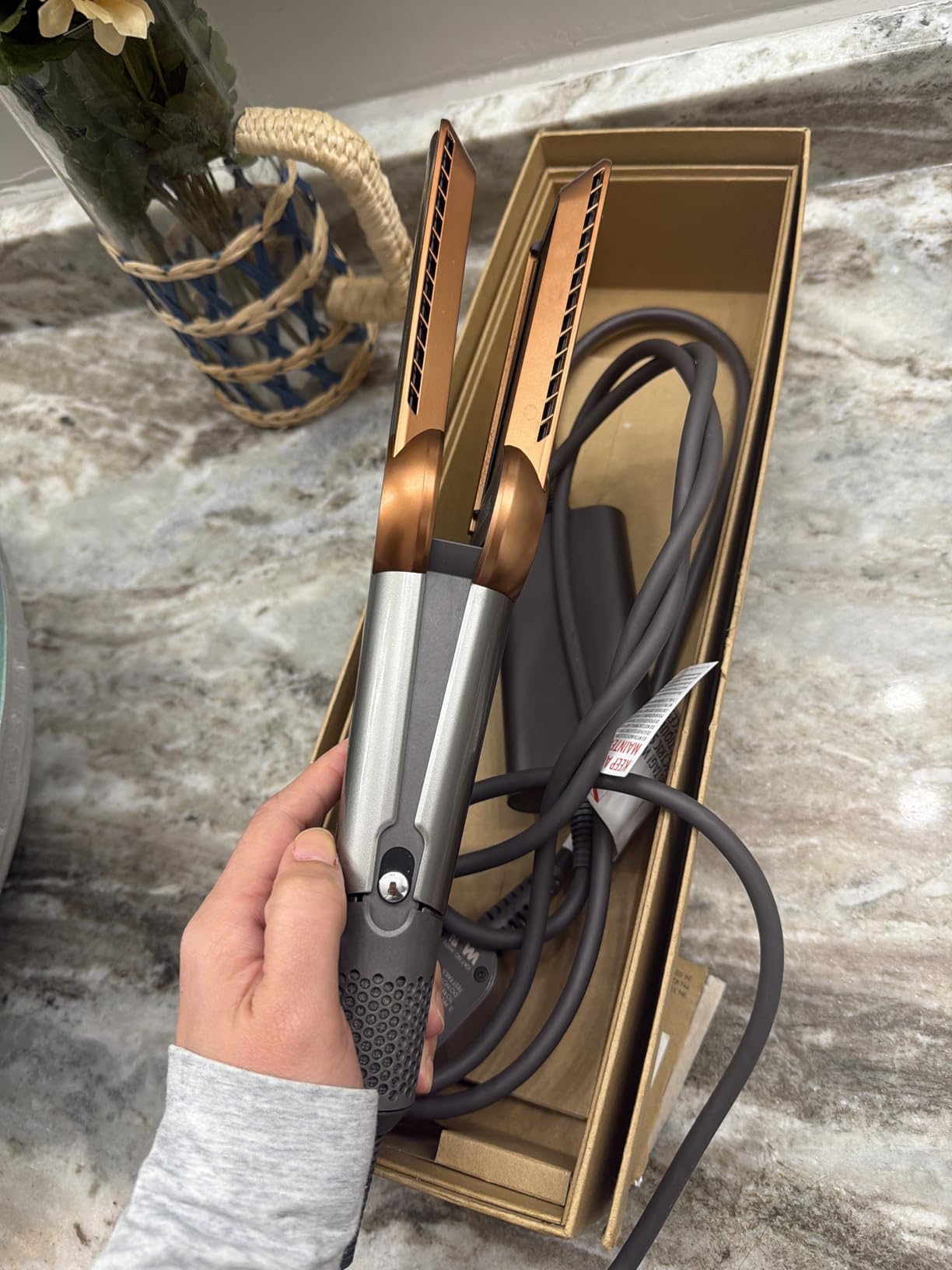Dyson Airstrait™ Straightener, Wet to Dry Hair Straightener - Customer Photo 2