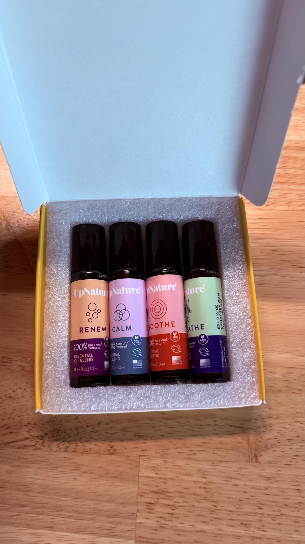 UpNature Self Care Stocking Stuffers for Women Essential Oils Roll On Set - Breathe, Beauty & Calm Oil Roller for Aromatherapy and Relaxation Stress Relief Gifts for Women Customer Review UpNature Self Care Stocking Stuffers for Women Essential Oils Roll On Set - Breathe, Beauty & Calm Oil Roller for Aromatherapy and Relaxation Stress Relief Gifts for Women - Customer Photo 3