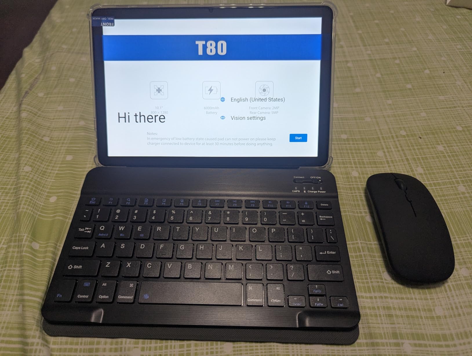 Tablets, Android Tablet 10 Inch, New Electronics Tablets with Keyboard 18+128GB/2TB, Gemini AI 10 Inch Tablet with Pen, 6000mAh, 1080P, BT5.0, GPS, OTG, Suitable for Study, Office and Entertainment Customer Review Tablets, Android Tablet 10 Inch, New Electronics Tablets with Keyboard 18+128GB/2TB, Gemini AI 10 Inch Tablet with Pen, 6000mAh, 1080P, BT5.0, GPS, OTG, Suitable for Study, Office and Entertainment - Customer Photo 2
