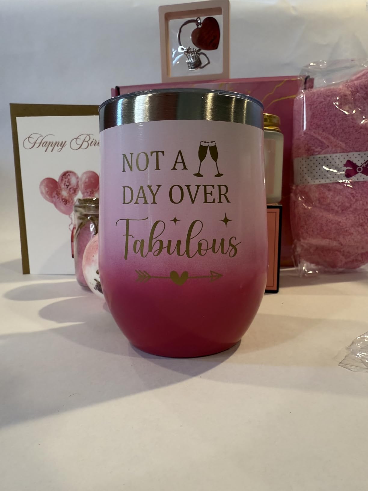 60th Birthday Gifts for Women, 60 Year Old Birthday Gifts for Women Self Care Gifts Basket Relaxing Spa Gift Fabulous Happy 60th Birthday Gift Presents Ideas for Woman Mom Wife Sister Friend Grandma - Customer Photo 1