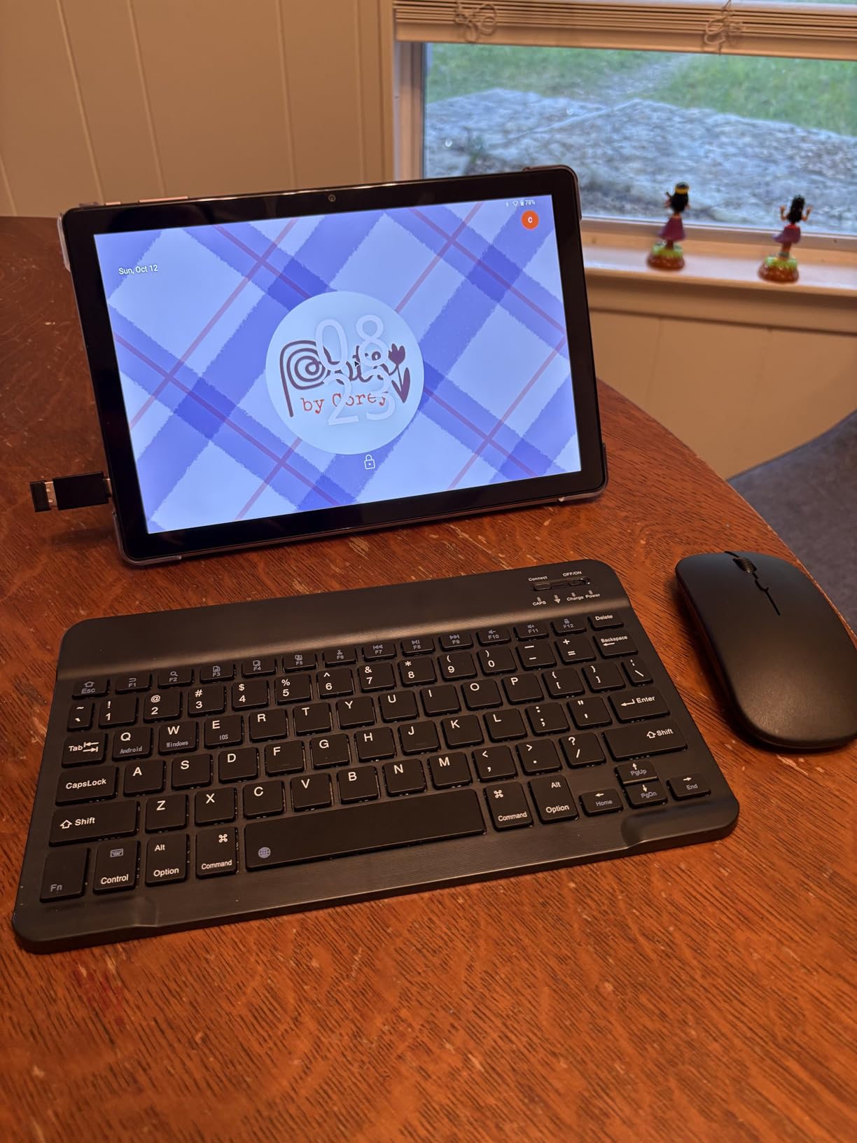 2025 Latest Tablet 10 inch Android 15 Tablets with Keyboard, 30GB RAM 64GB ROM 2.0GHz Octa-Core, Dual Camera, 1TB Expand, Widevine L1, 5G WiFi, BT 5.0, 2 in 1 Tableta PC (Blue) Customer Review 2025 Latest Tablet 10 inch Android 15 Tablets with Keyboard, 30GB RAM 64GB ROM 2.0GHz Octa-Core, Dual Camera, 1TB Expand, Widevine L1, 5G WiFi, BT 5.0, 2 in 1 Tableta PC (Blue) - Customer Photo 2
