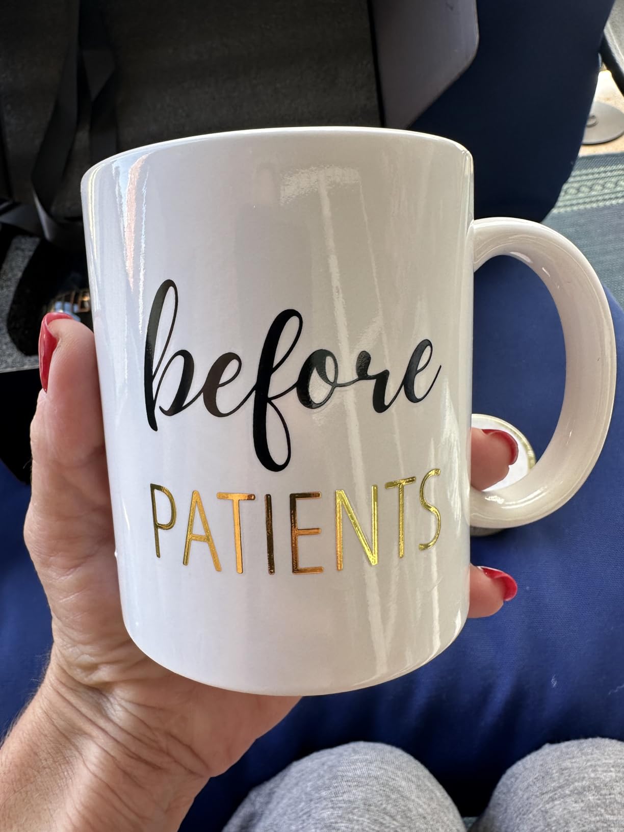 Before Patients After Patients Gift Set 11 oz Coffee Mug and 18 oz Stemless Wine Glass Set Gifts for Doctors, Nurses, Hygienists, Physician Dentist, Graduation Gifts Customer Review Before Patients After Patients Gift Set 11 oz Coffee Mug and 18 oz Stemless Wine Glass Set Gifts for Doctors, Nurses, Hygienists, Physician Dentist, Graduation Gifts - Customer Photo 4